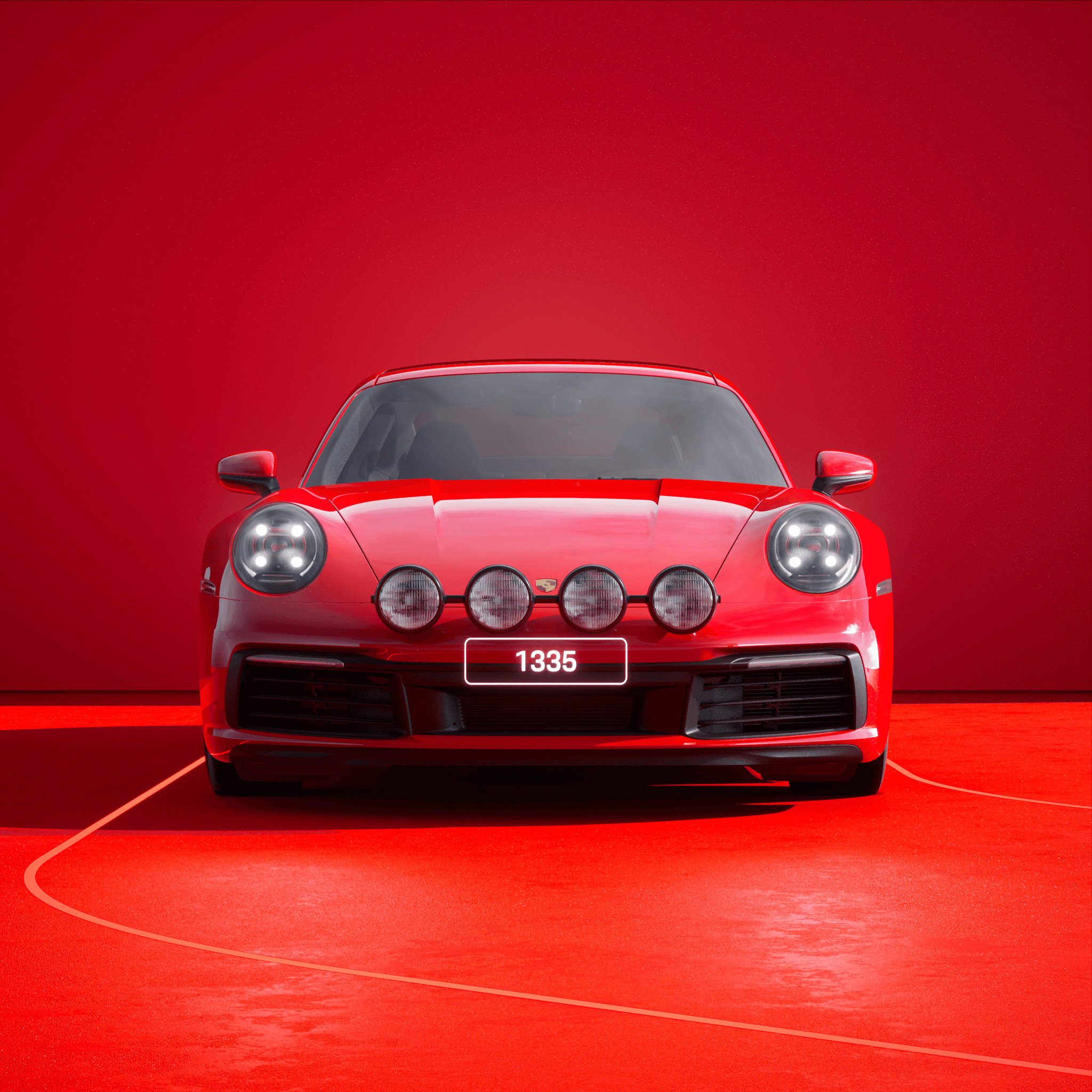 The PORSCHΞ 911 1335 image in phase