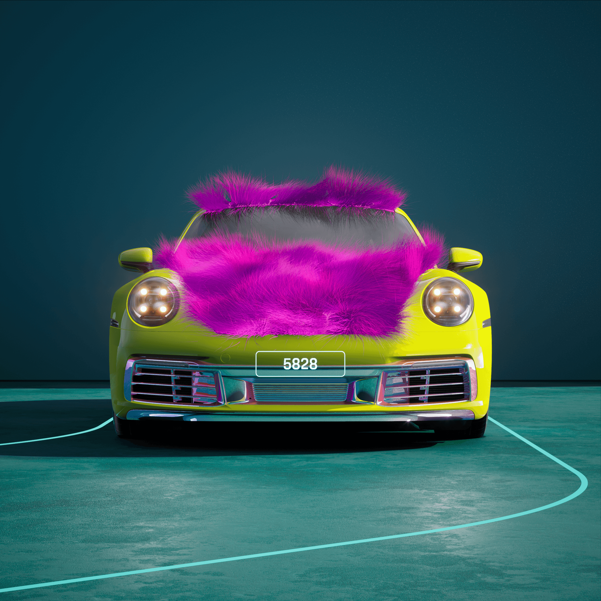 The PORSCHΞ 911 5828 image in phase