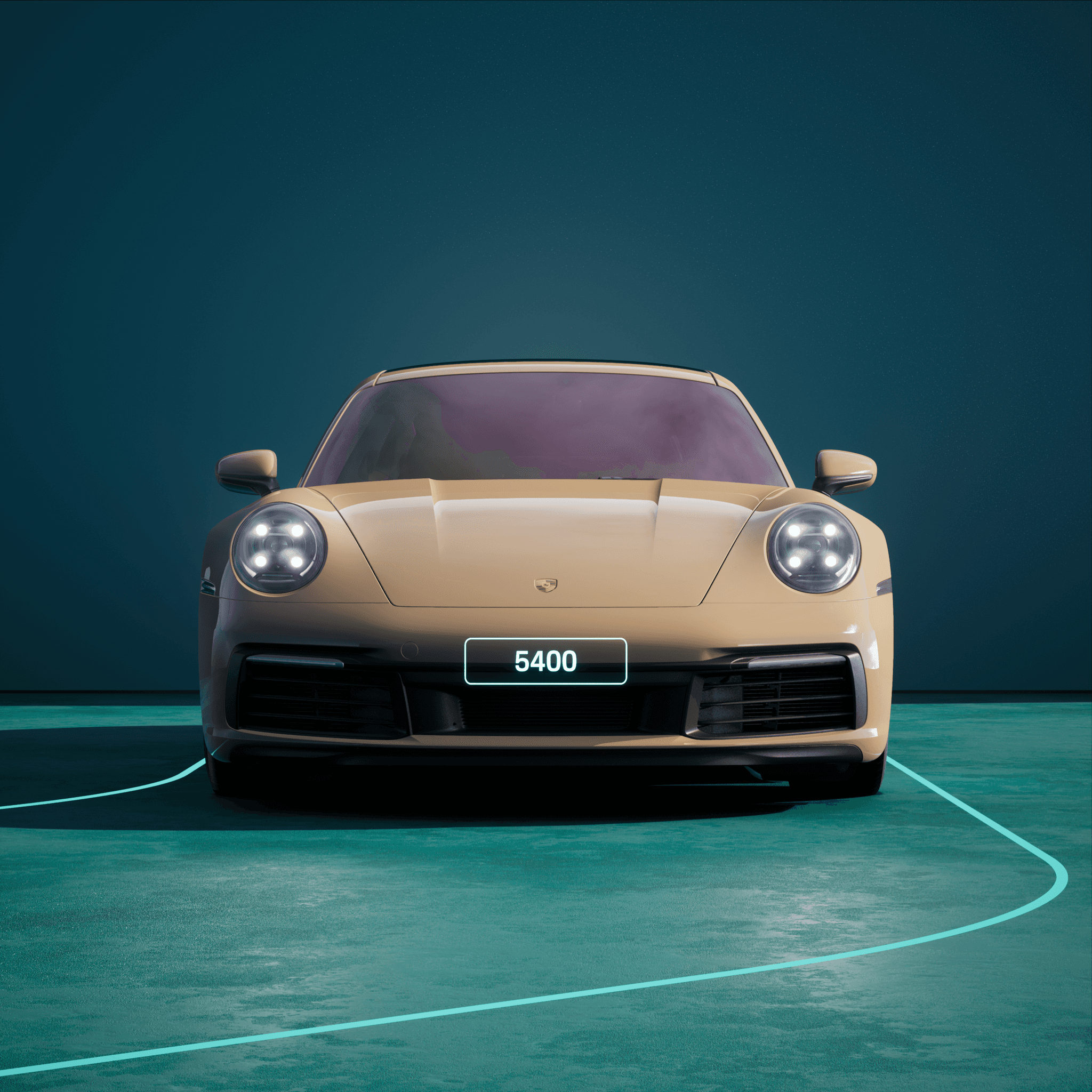 The PORSCHΞ 911 5400 image in phase