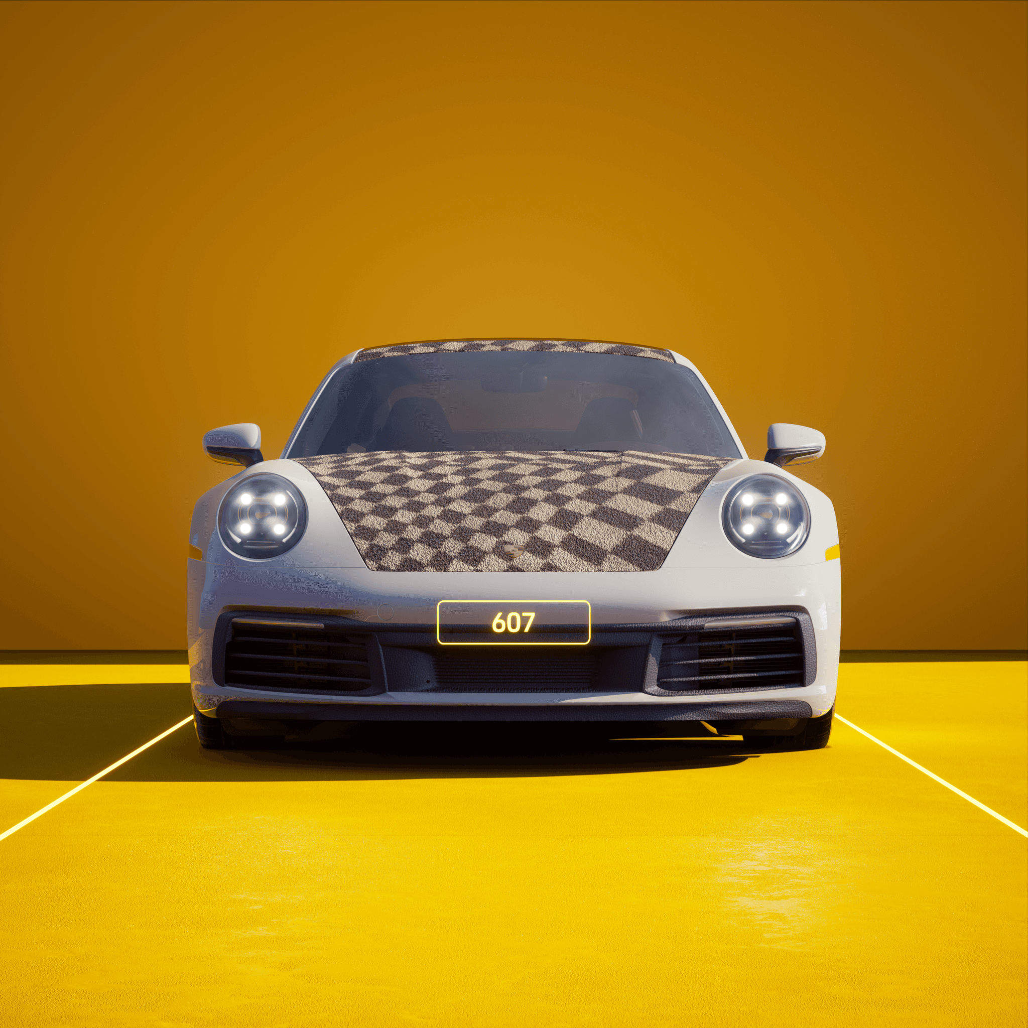 The PORSCHΞ 911 607 image in phase