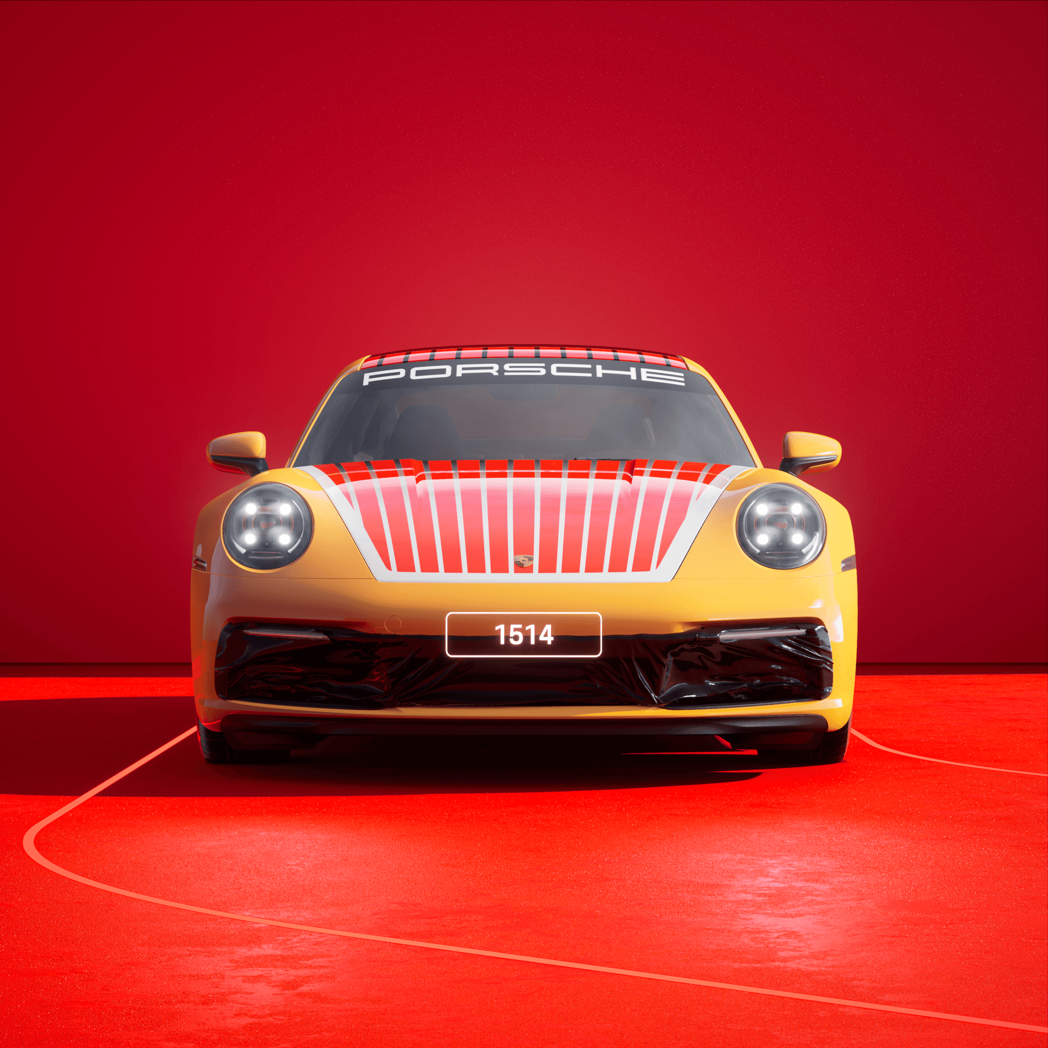 The PORSCHΞ 911 1514 image in phase