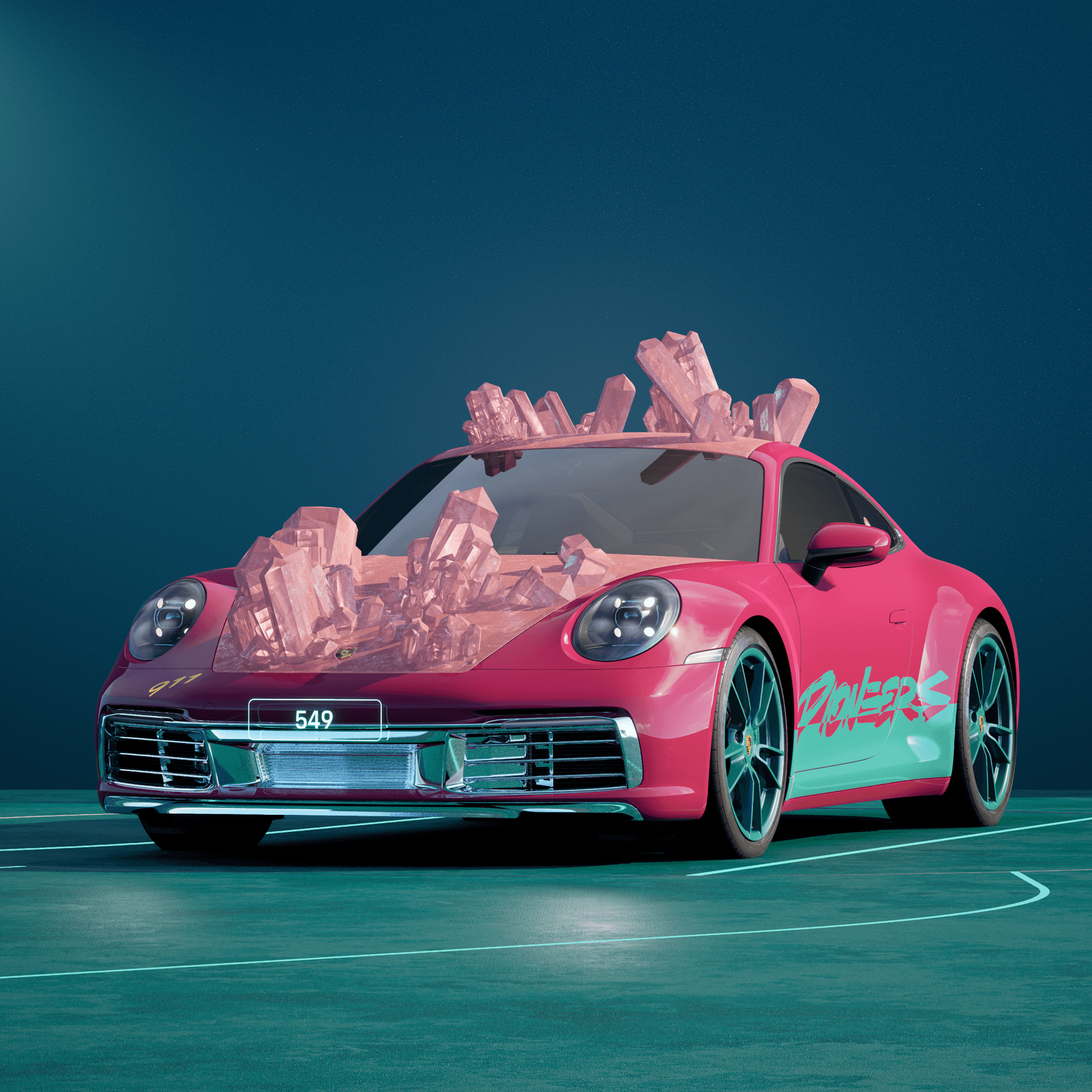 The PORSCHΞ 911 549 image in phase