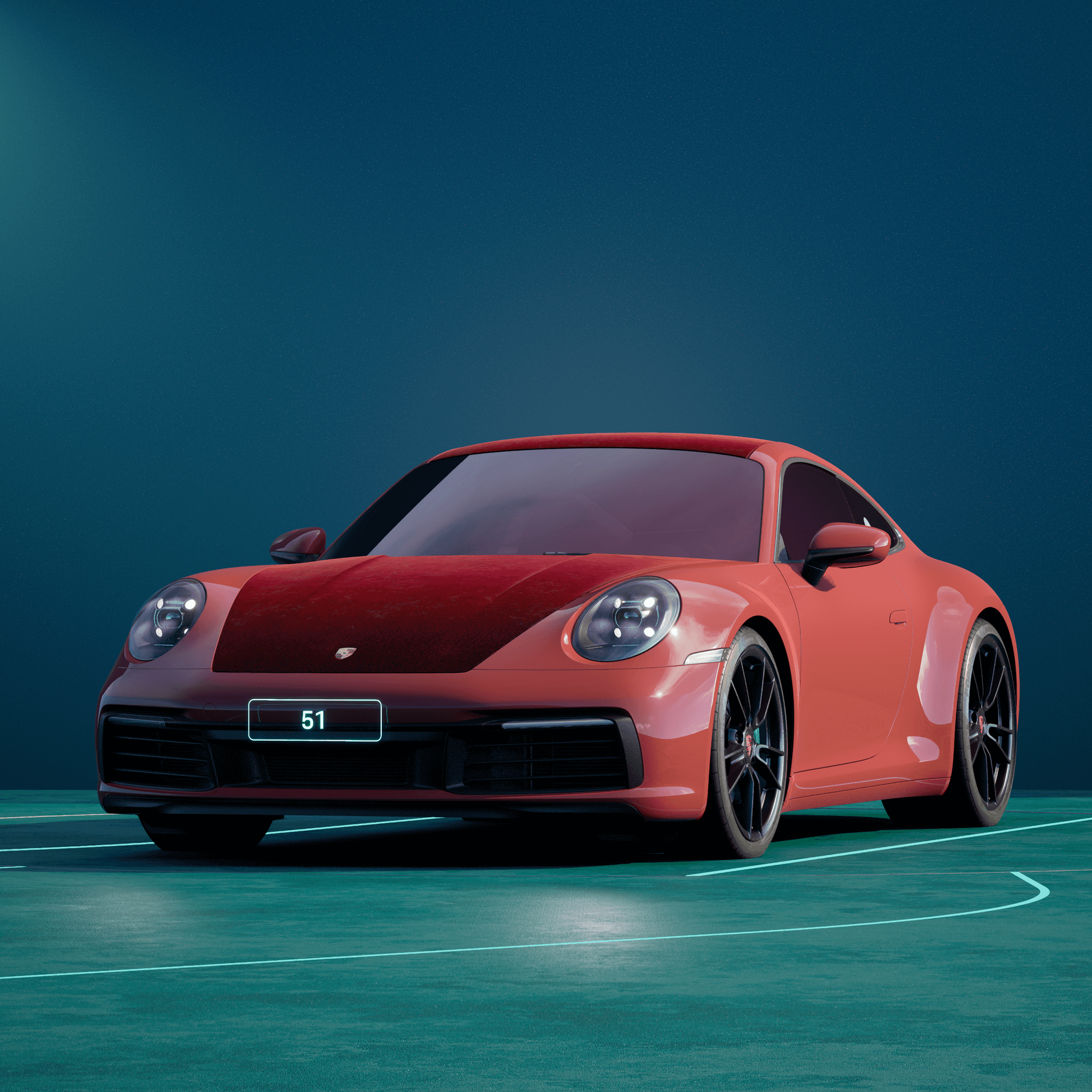 The PORSCHΞ 911 51 image in phase