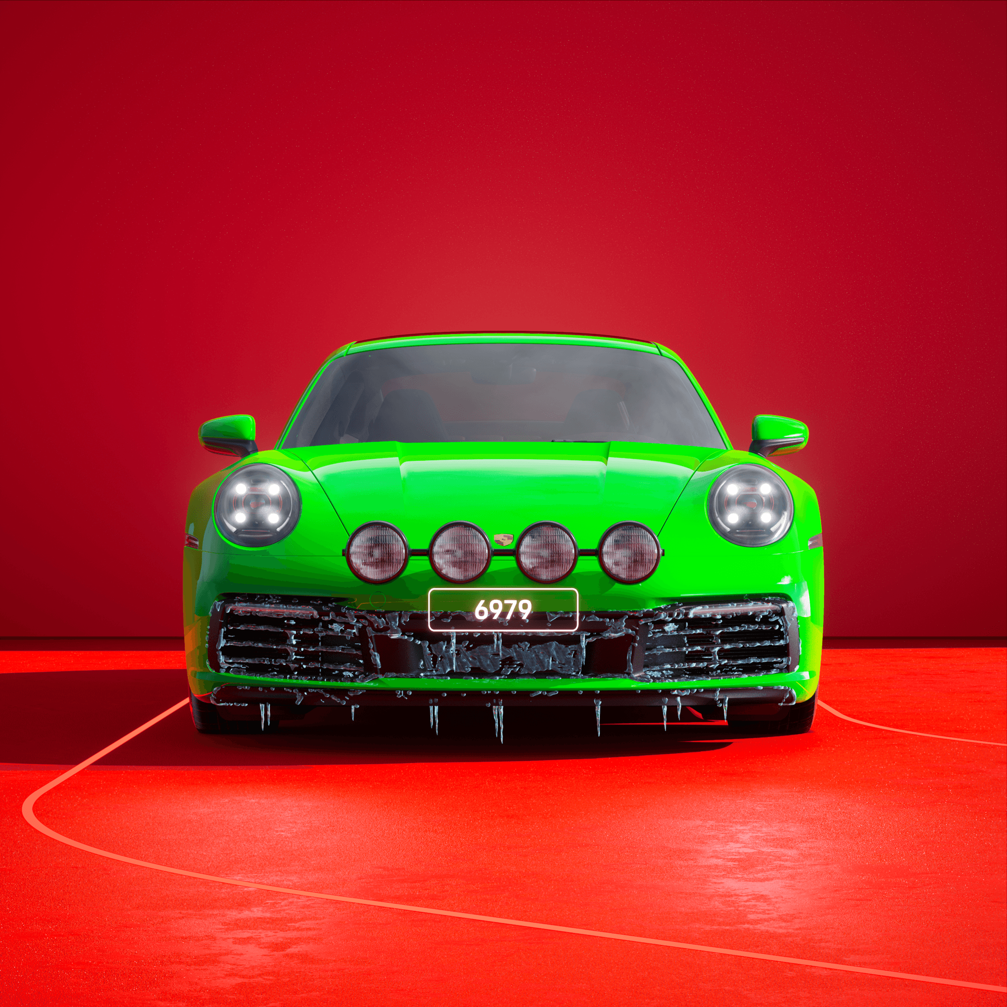 The PORSCHΞ 911 6979 image in phase