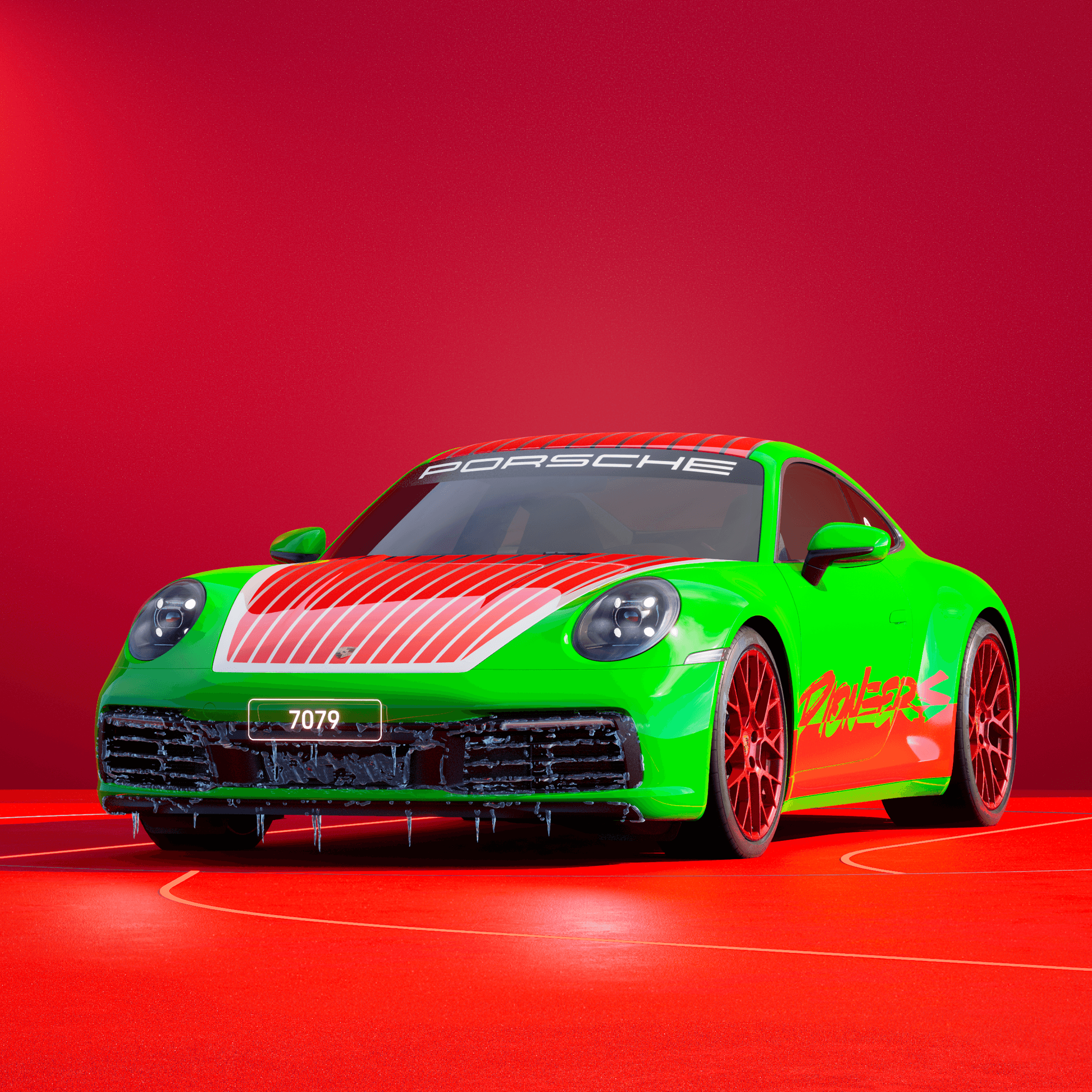 The PORSCHΞ 911 7079 image in phase