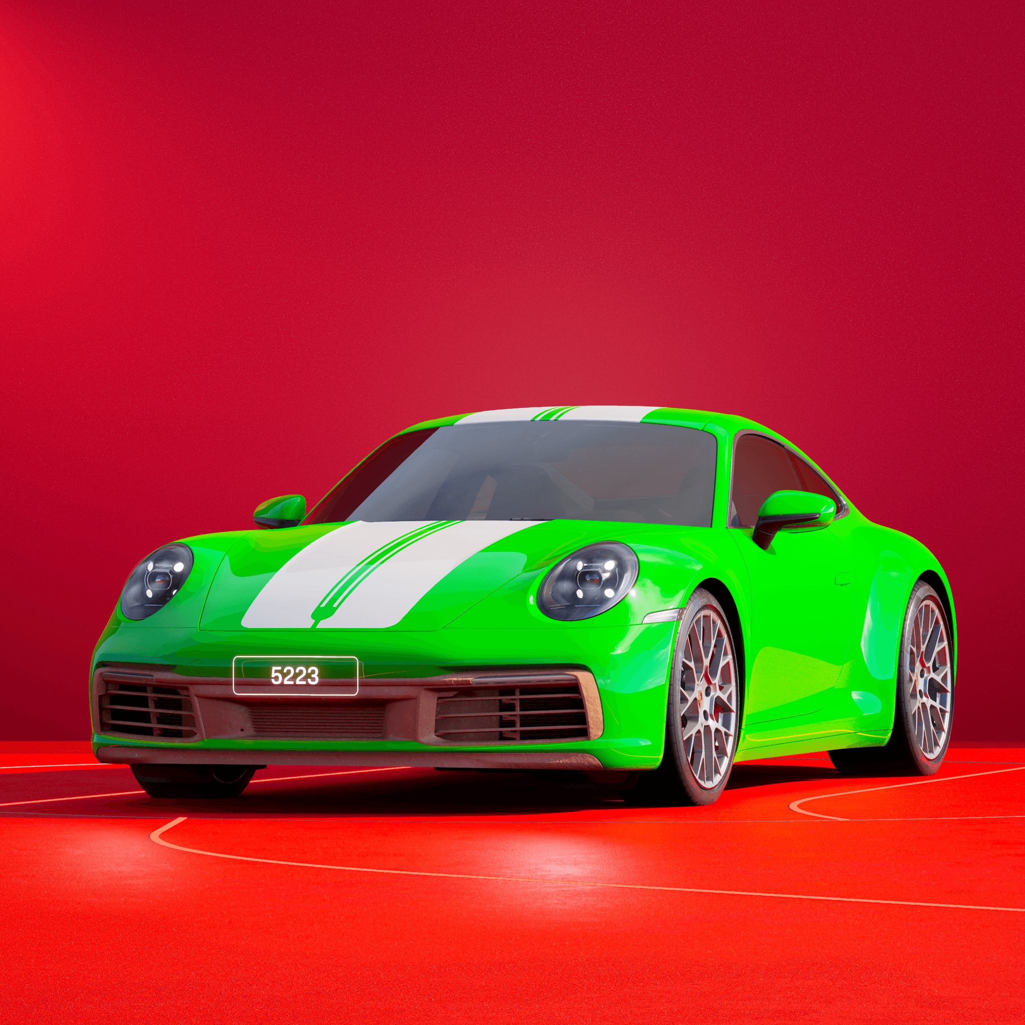The PORSCHΞ 911 5223 image in phase