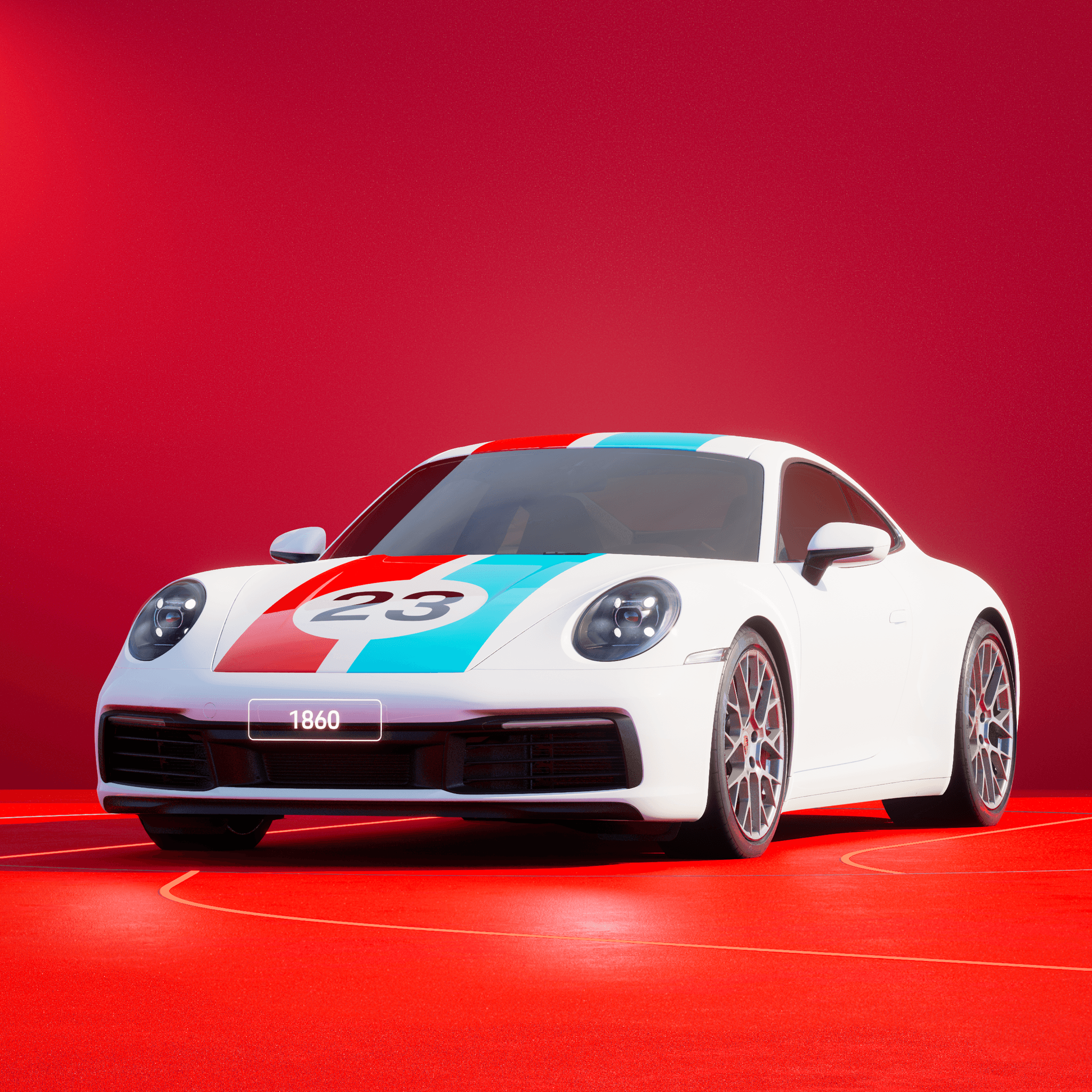 The PORSCHΞ 911 1860 image in phase