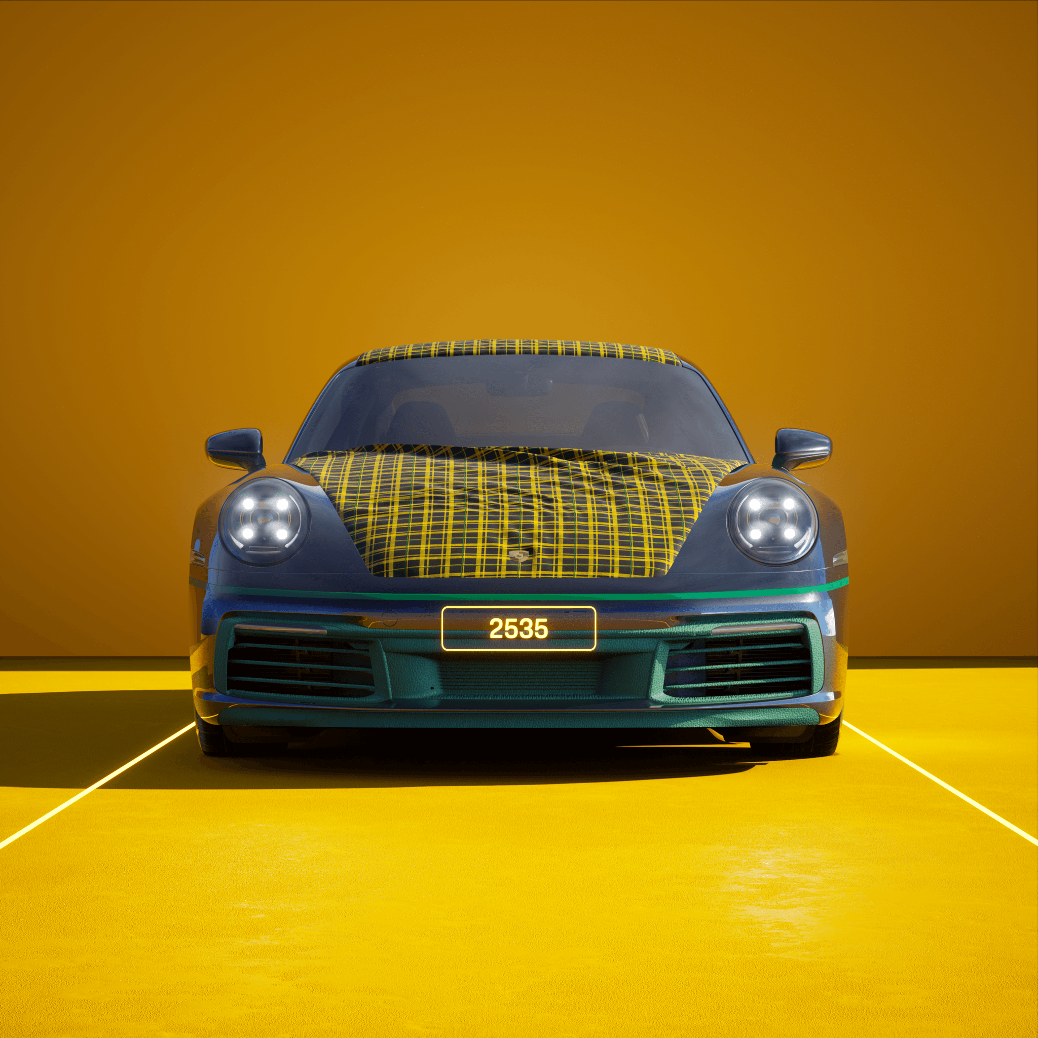 The PORSCHΞ 911 2535 image in phase
