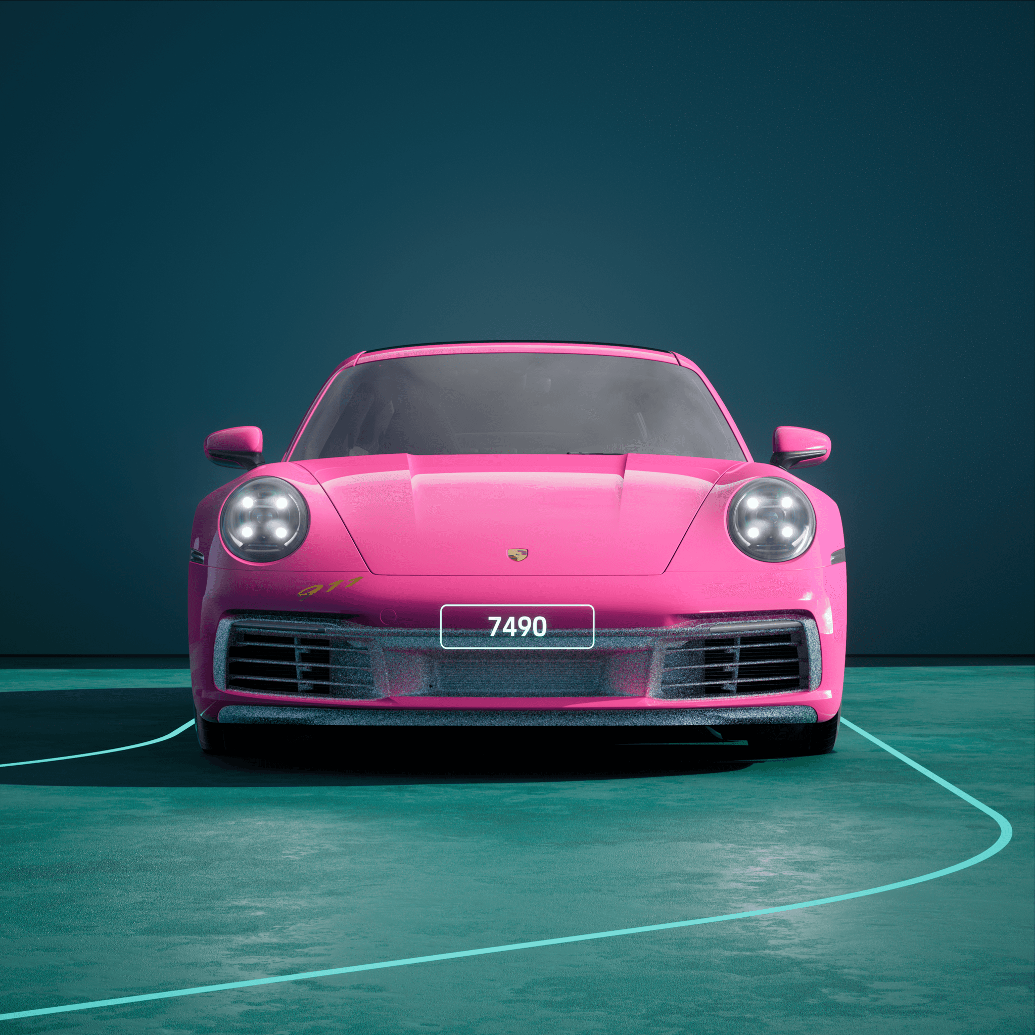 The PORSCHΞ 911 7490 image in phase
