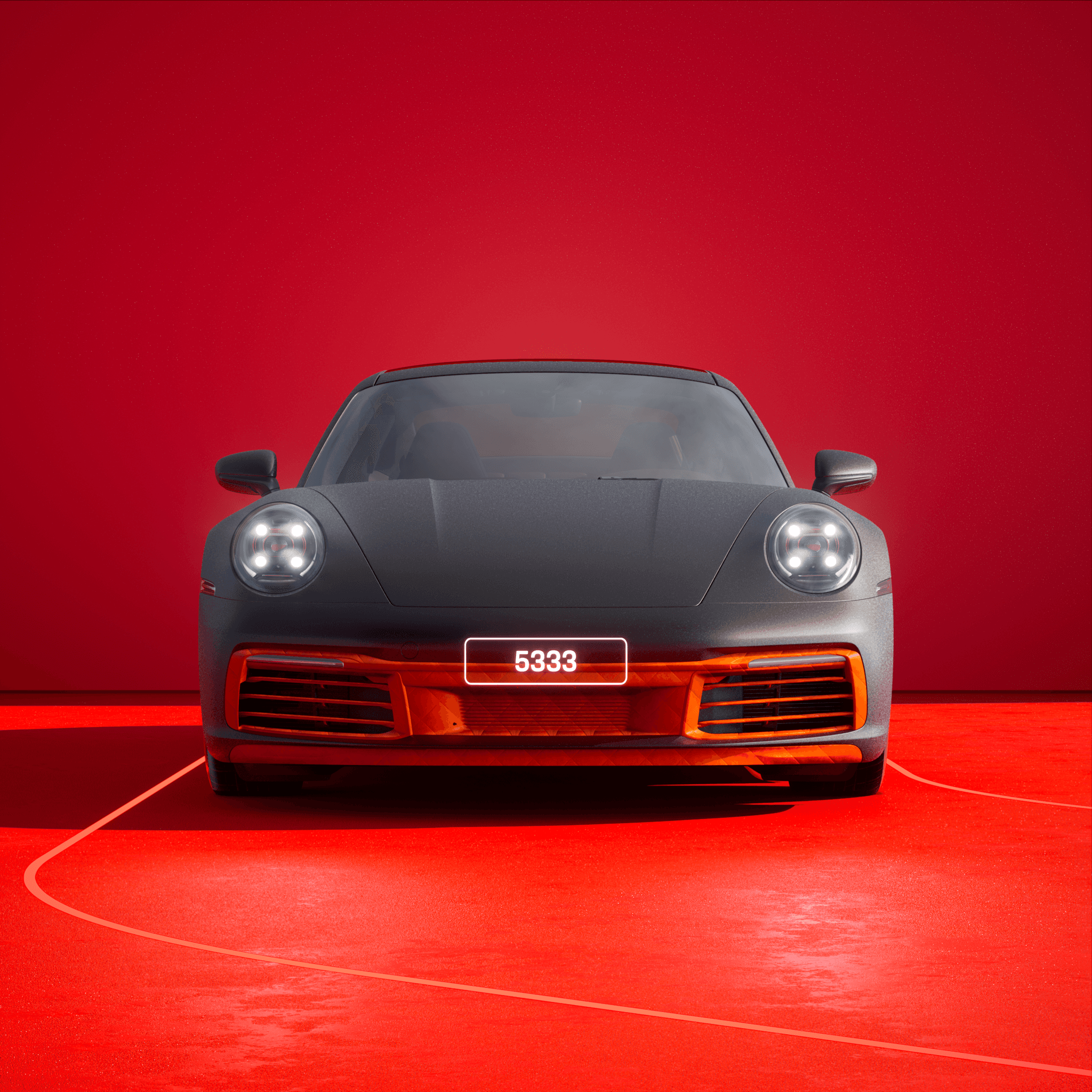 The PORSCHΞ 911 5333 image in phase