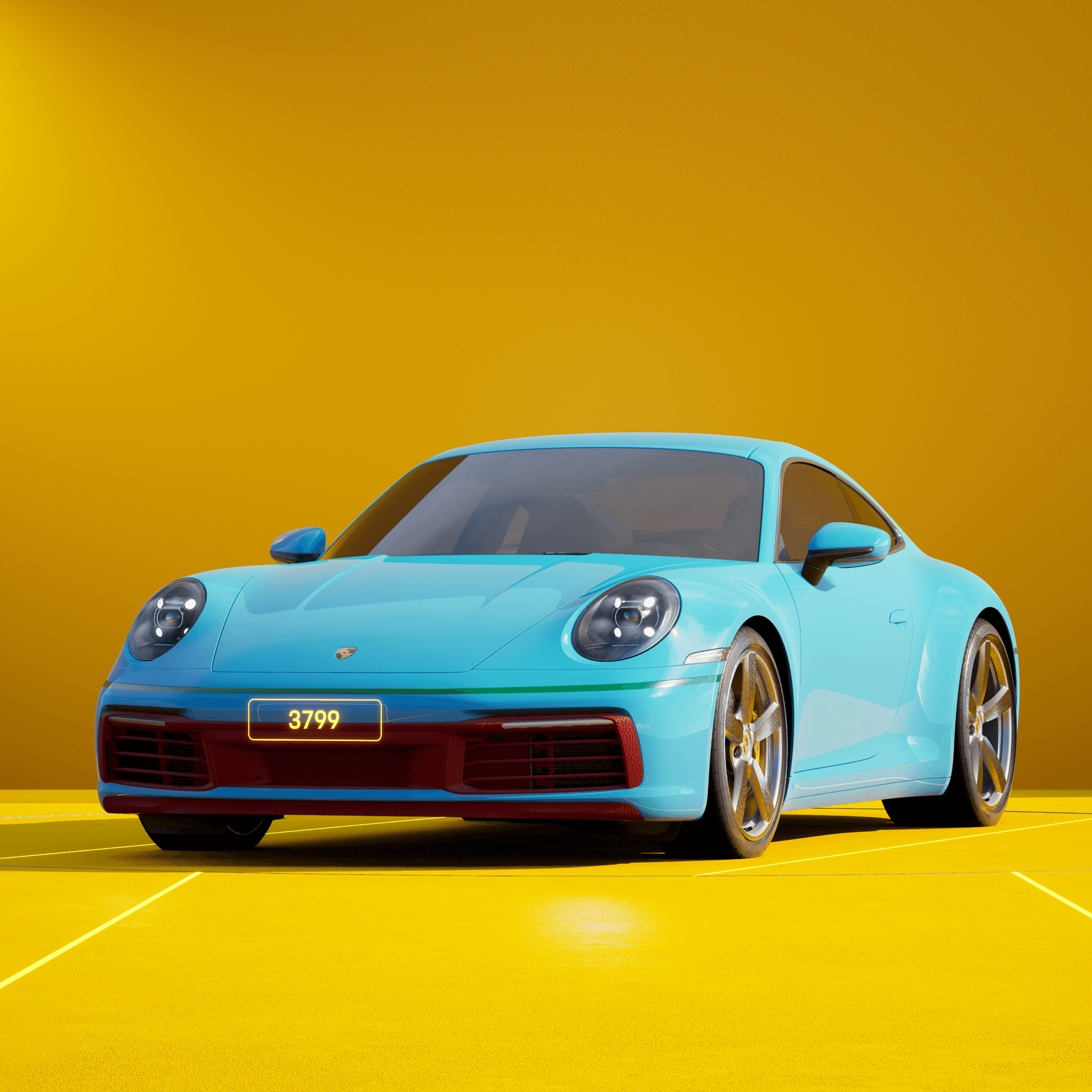The PORSCHΞ 911 3799 image in phase