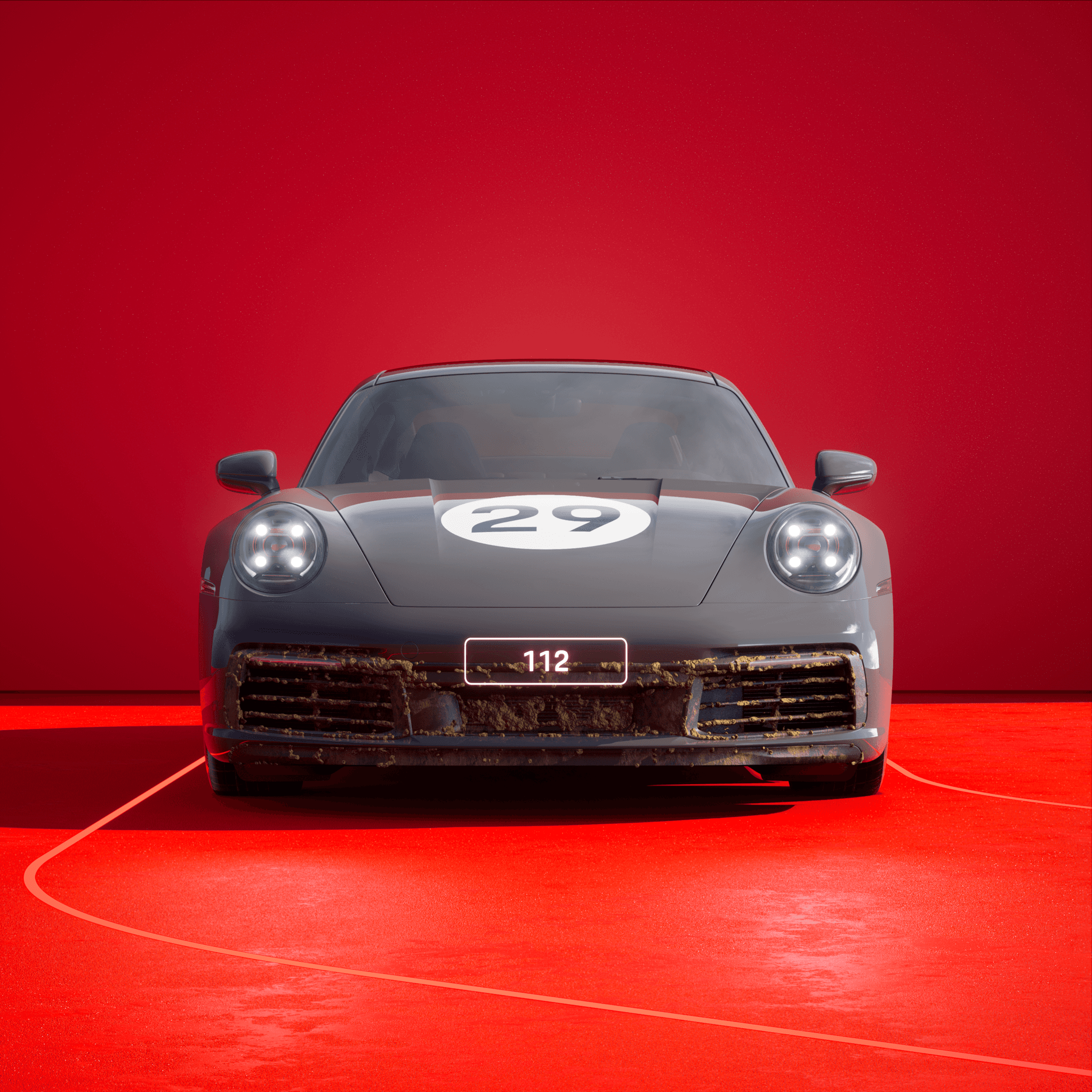 The PORSCHΞ 911 112 image in phase