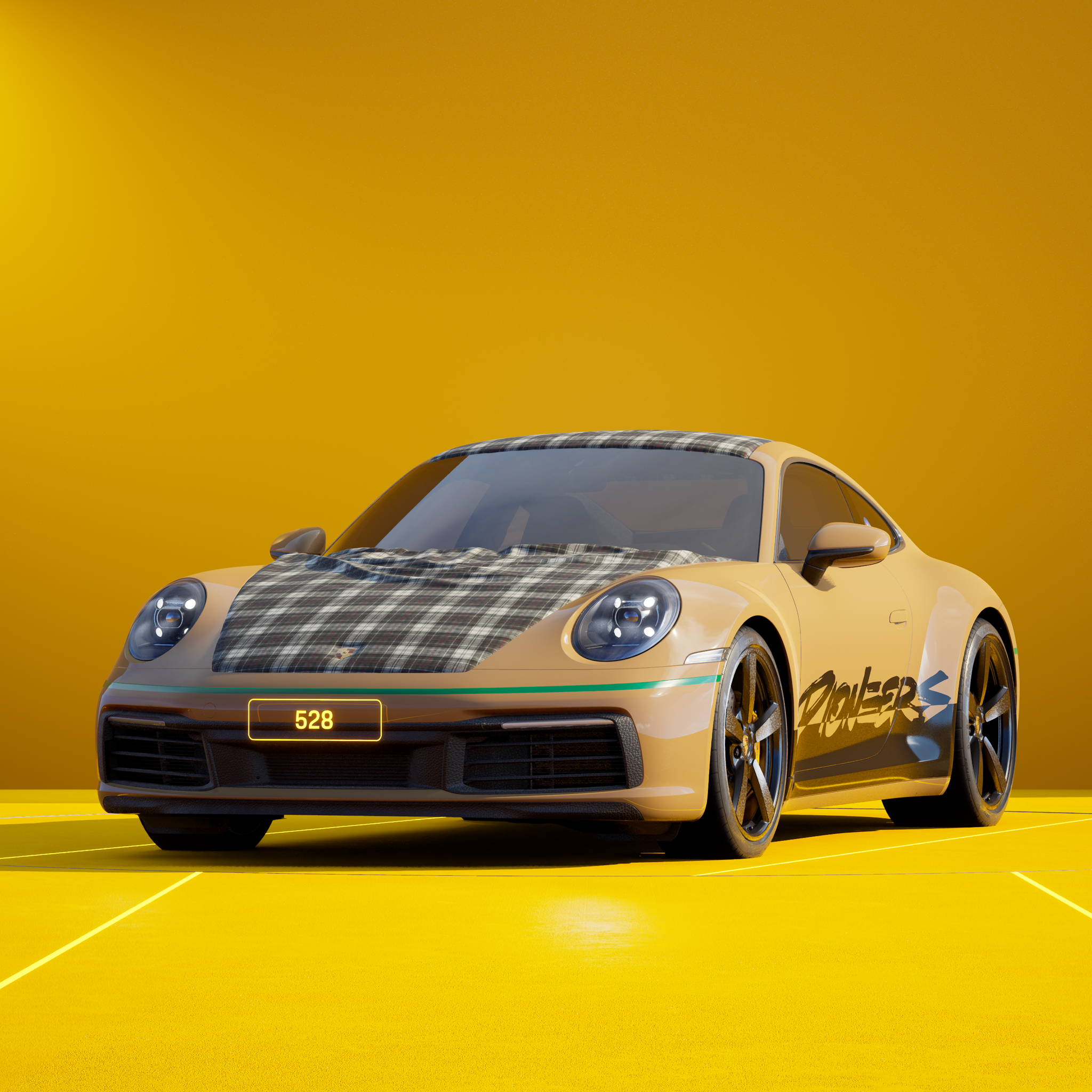 The PORSCHΞ 911 528 image in phase