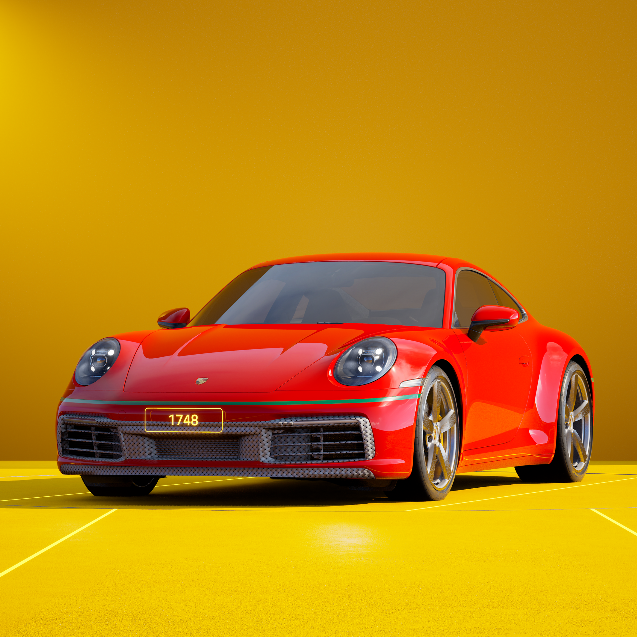 The PORSCHΞ 911 1748 image in phase