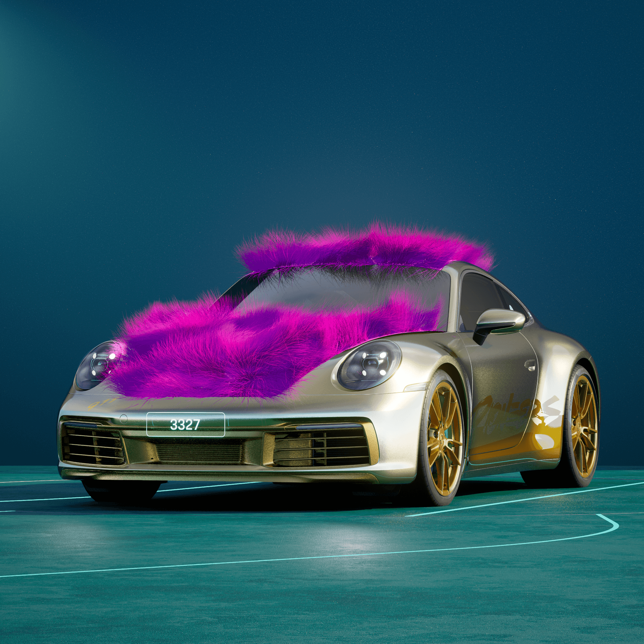 The PORSCHΞ 911 3327 image in phase
