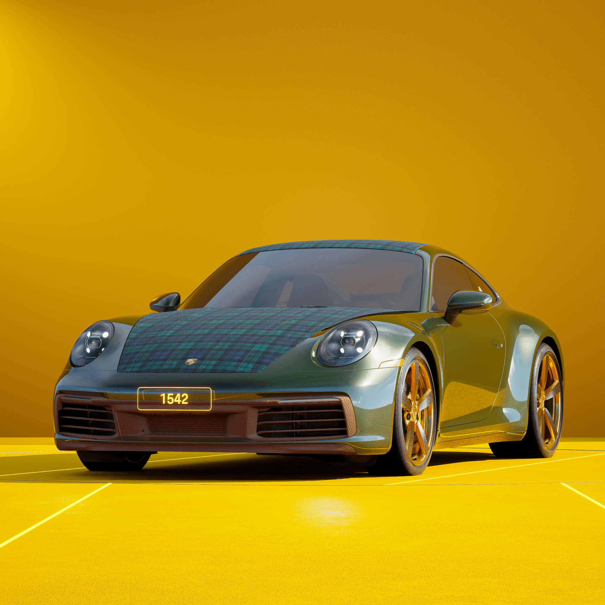 The PORSCHΞ 911 1542 image in phase