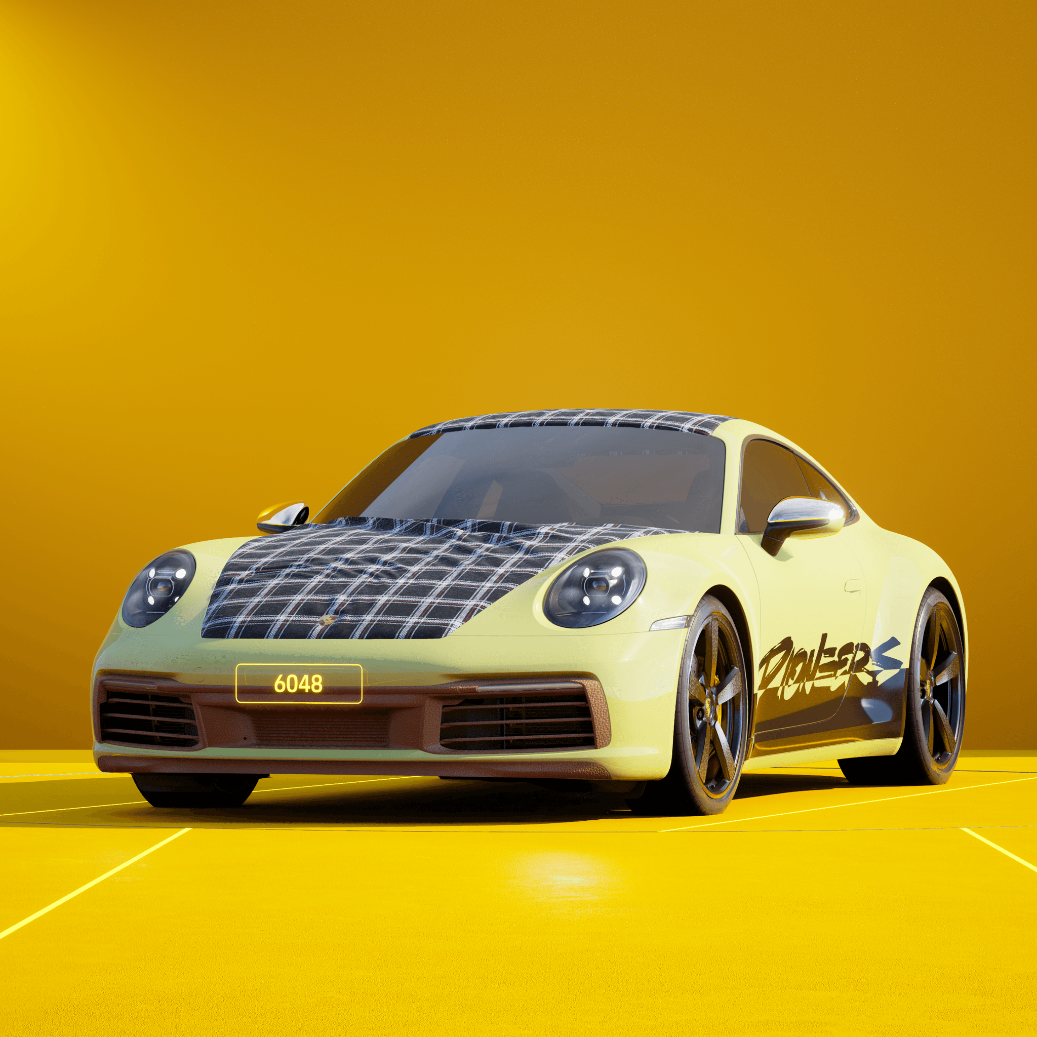 The PORSCHΞ 911 6048 image in phase