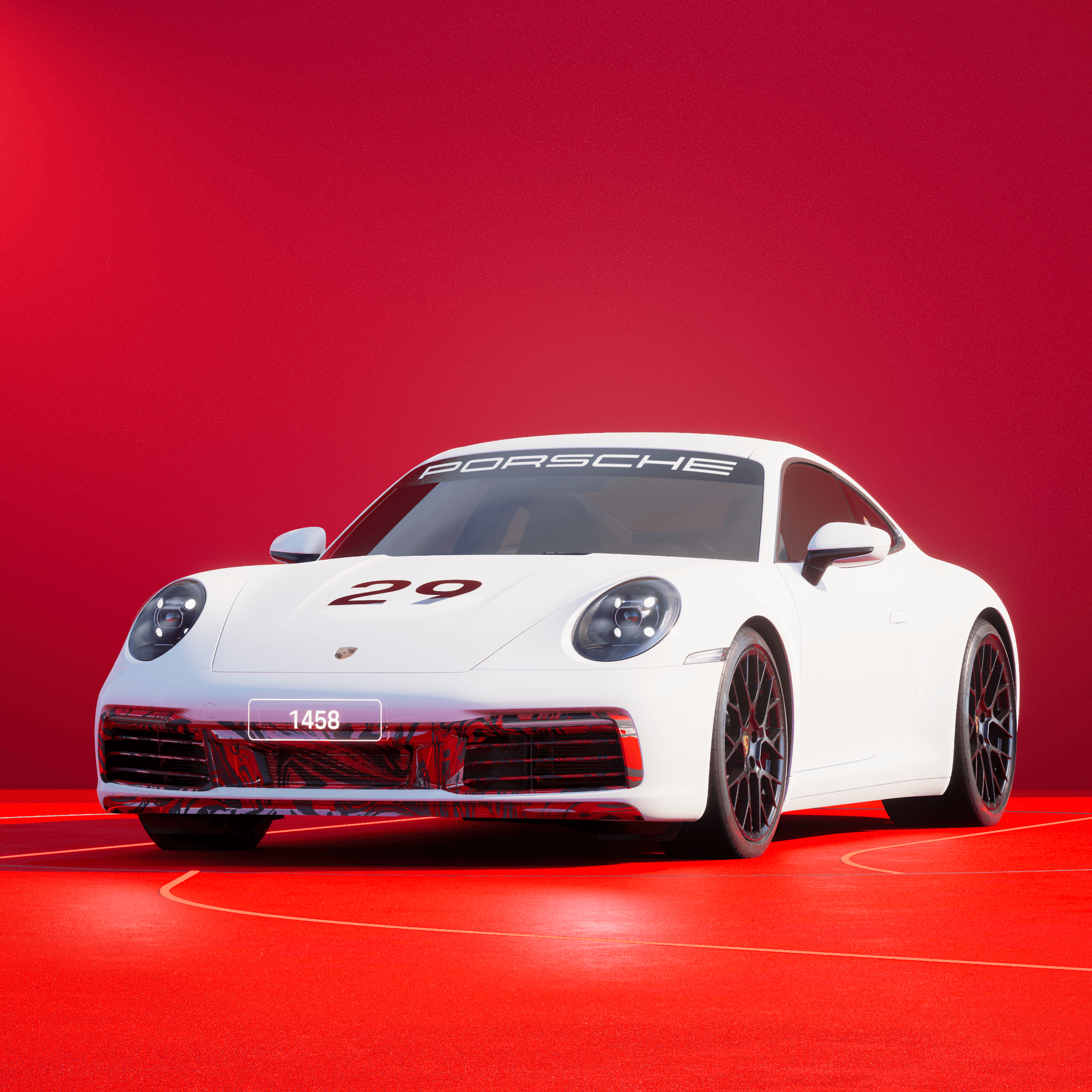 The PORSCHΞ 911 1458 image in phase