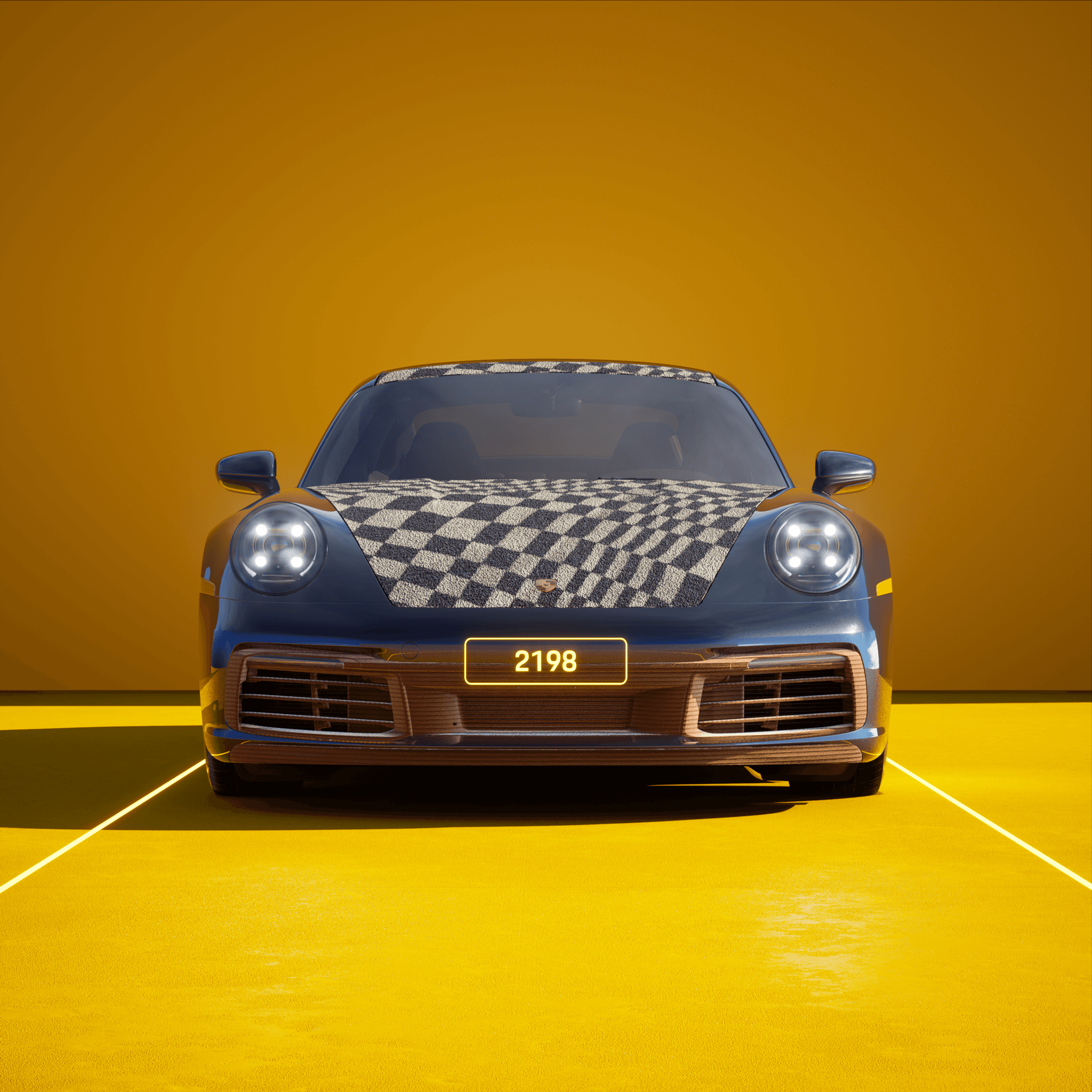 The PORSCHΞ 911 2198 image in phase