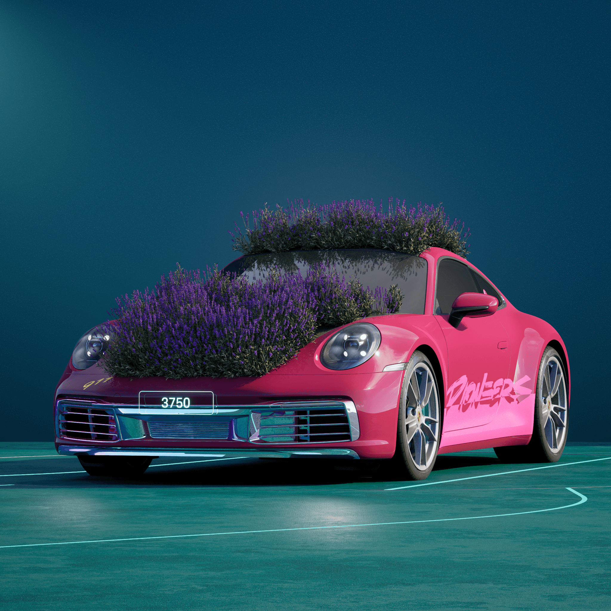The PORSCHΞ 911 3750 image in phase