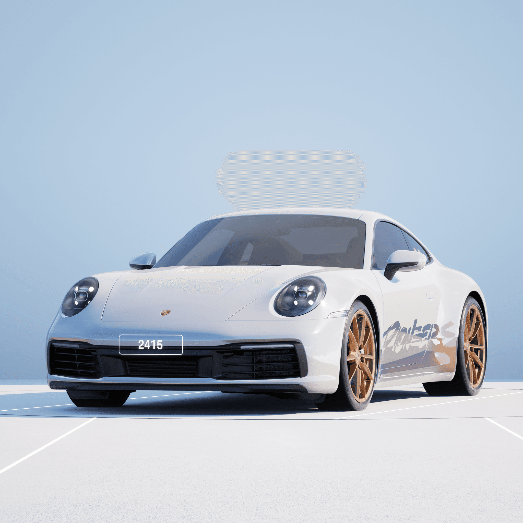The PORSCHΞ 911 2415 image in phase