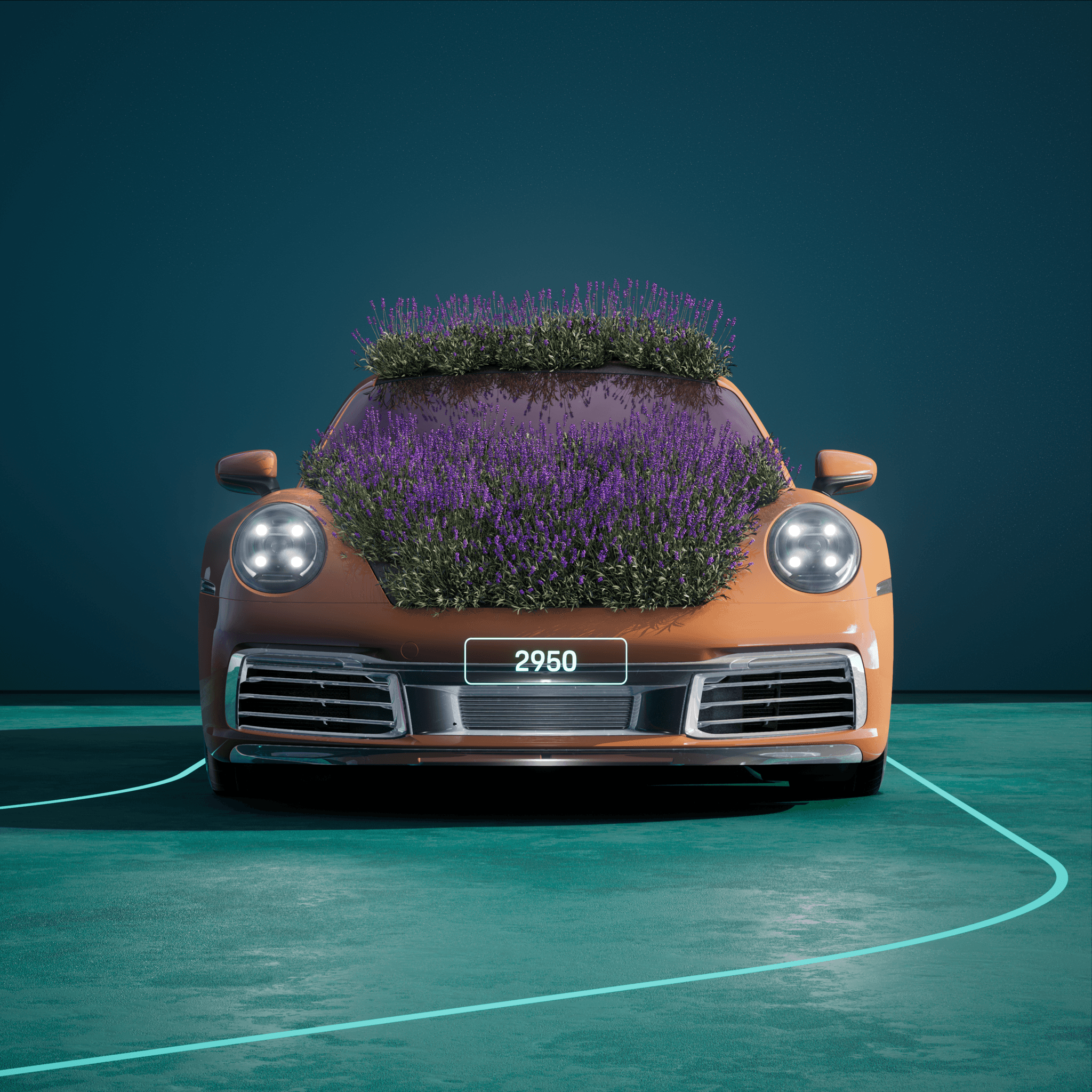 The PORSCHΞ 911 2950 image in phase