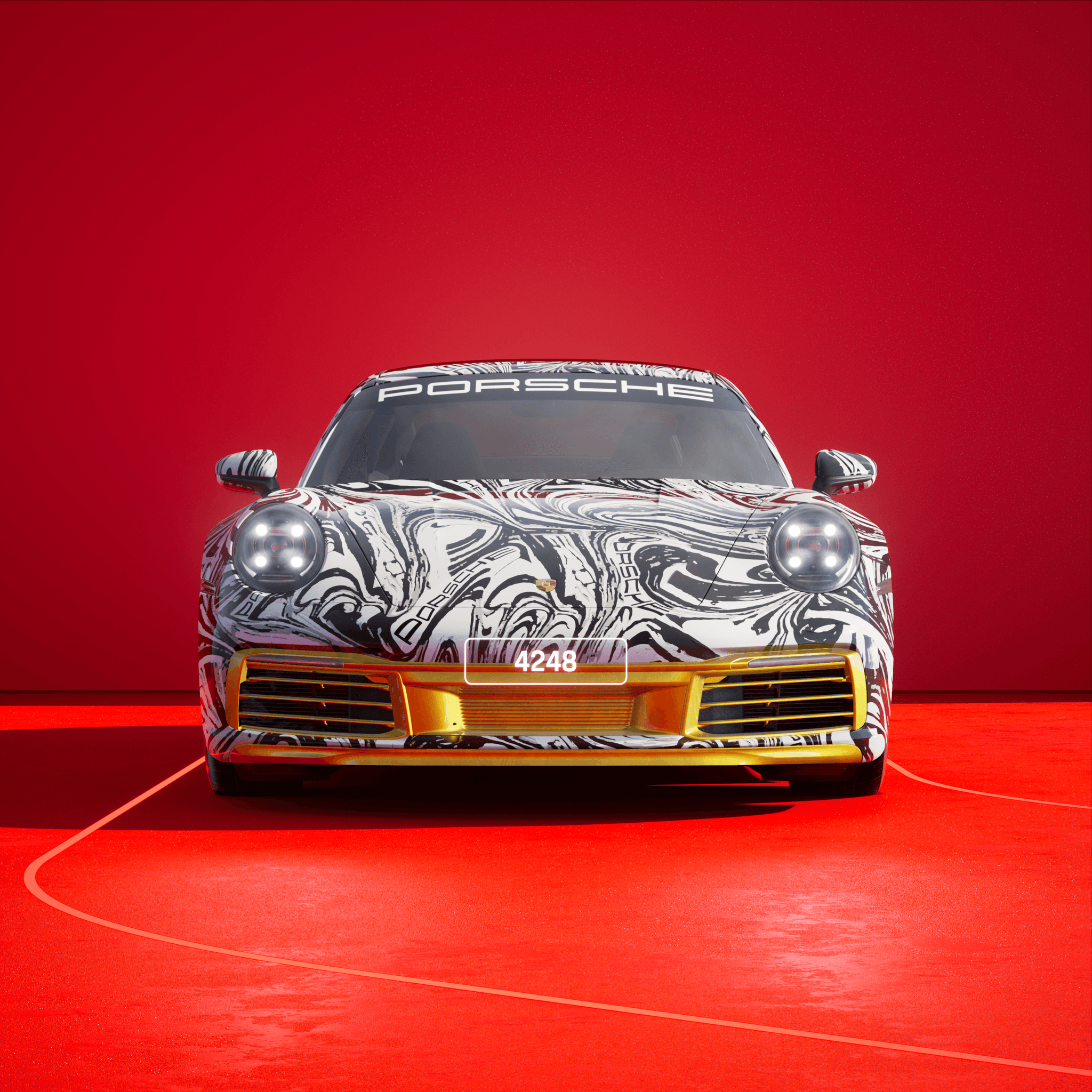 The PORSCHΞ 911 4248 image in phase