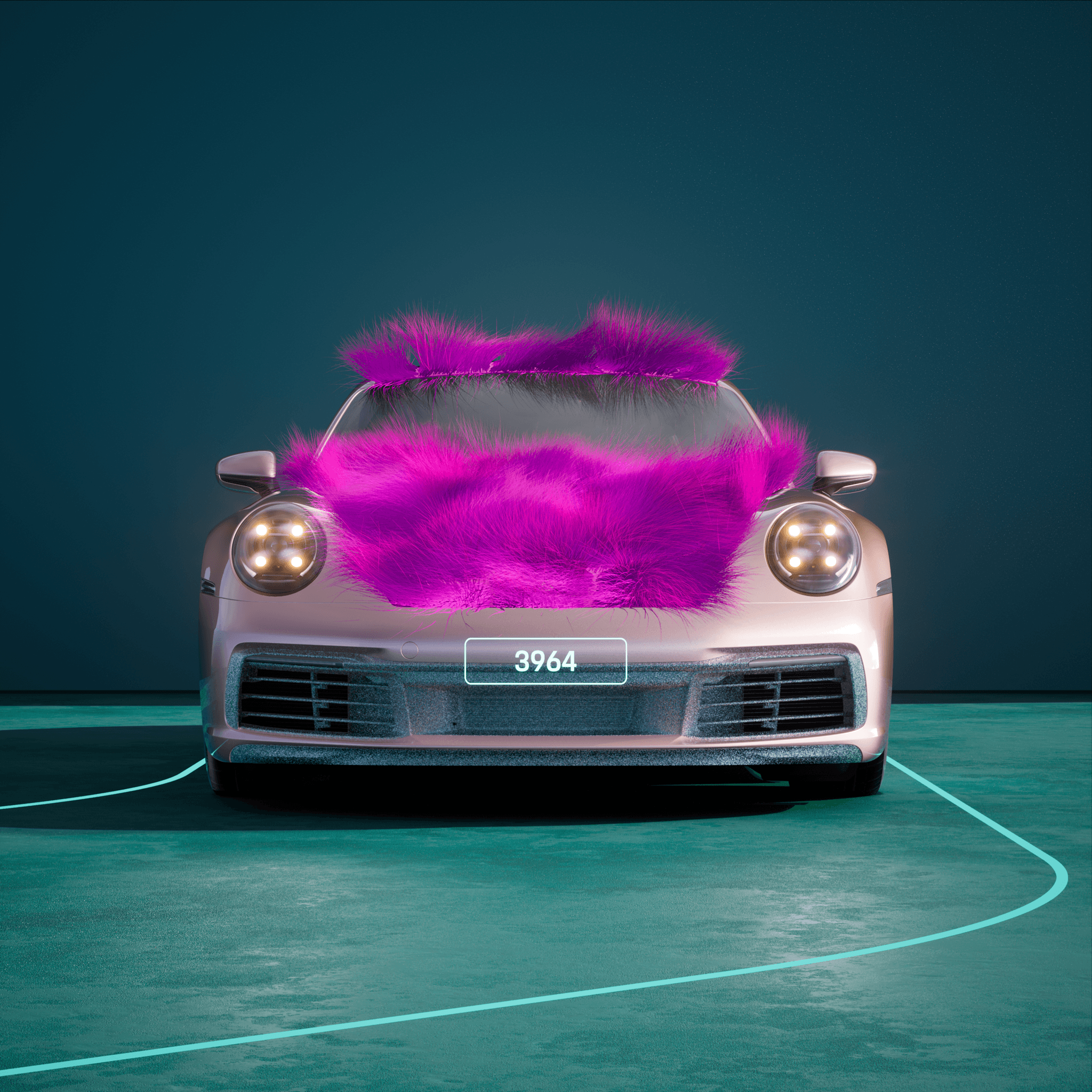 The PORSCHΞ 911 3964 image in phase