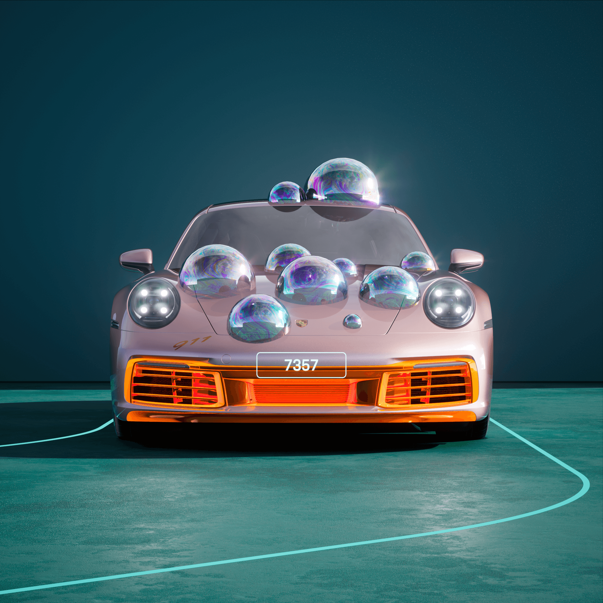 The PORSCHΞ 911 7357 image in phase