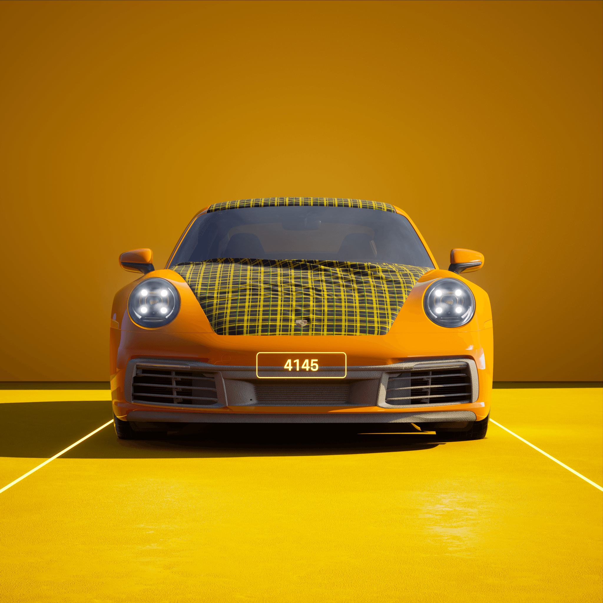 The PORSCHΞ 911 4145 image in phase
