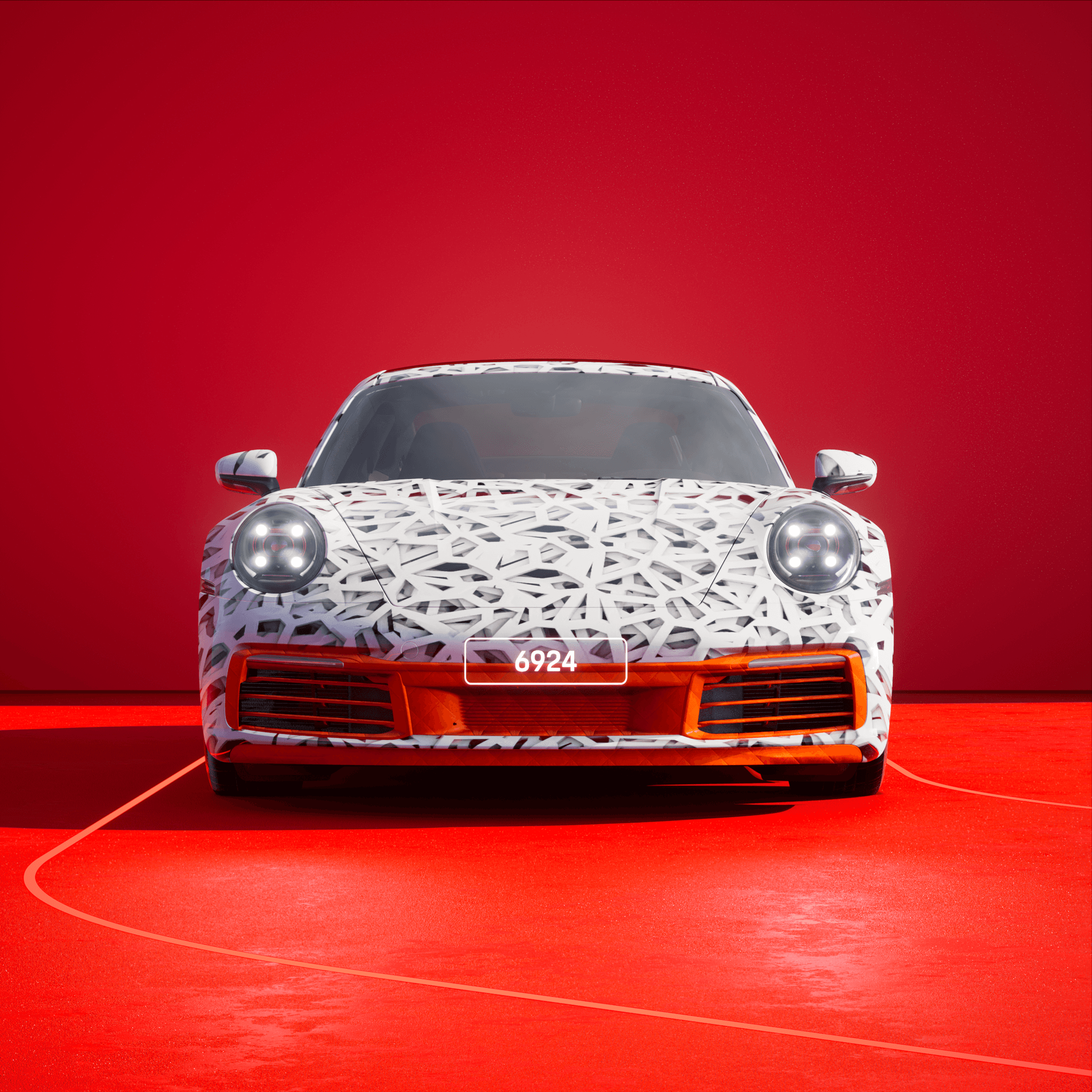 The PORSCHΞ 911 6924 image in phase