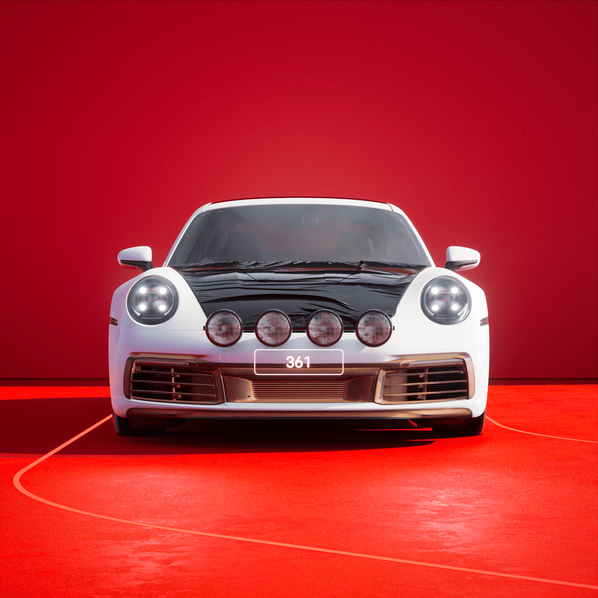 The PORSCHΞ 911 361 image in phase