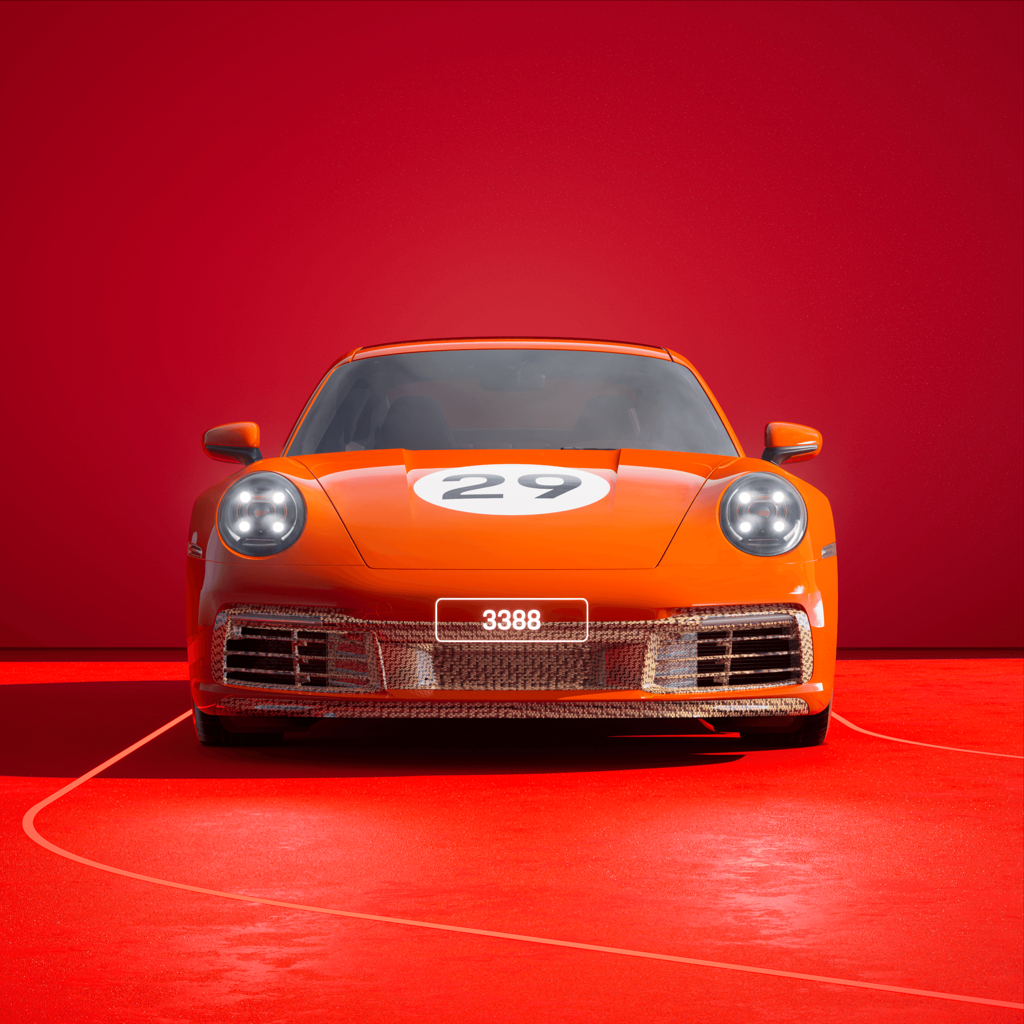The PORSCHΞ 911 3388 image in phase