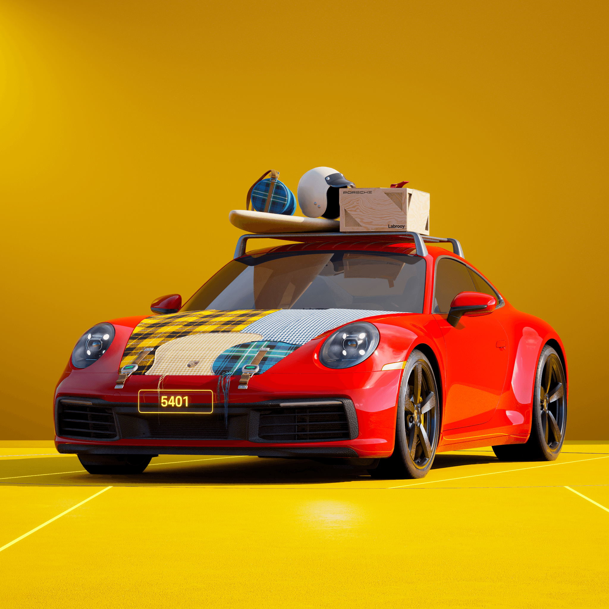 The PORSCHΞ 911 5401 image in phase