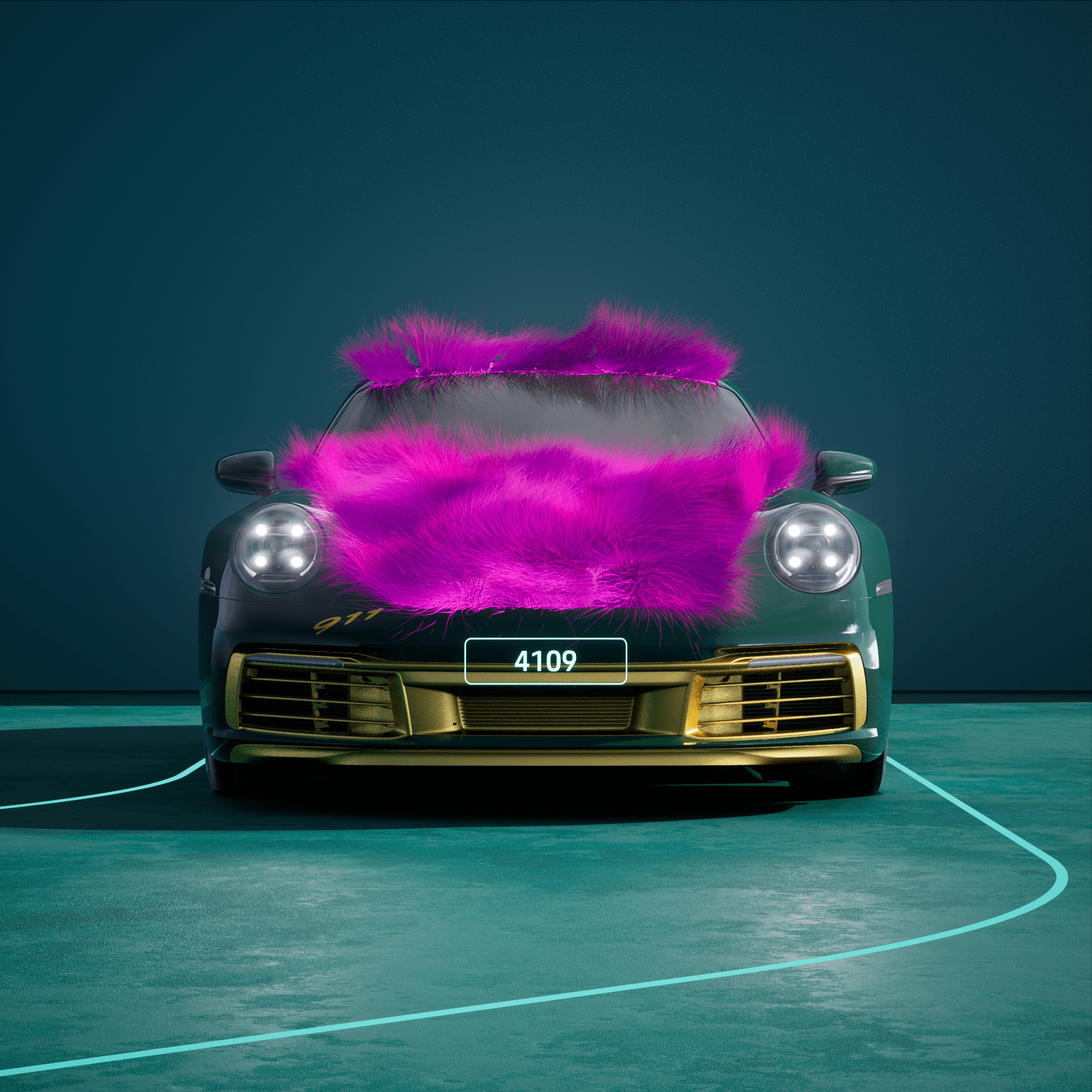 The PORSCHΞ 911 4109 image in phase