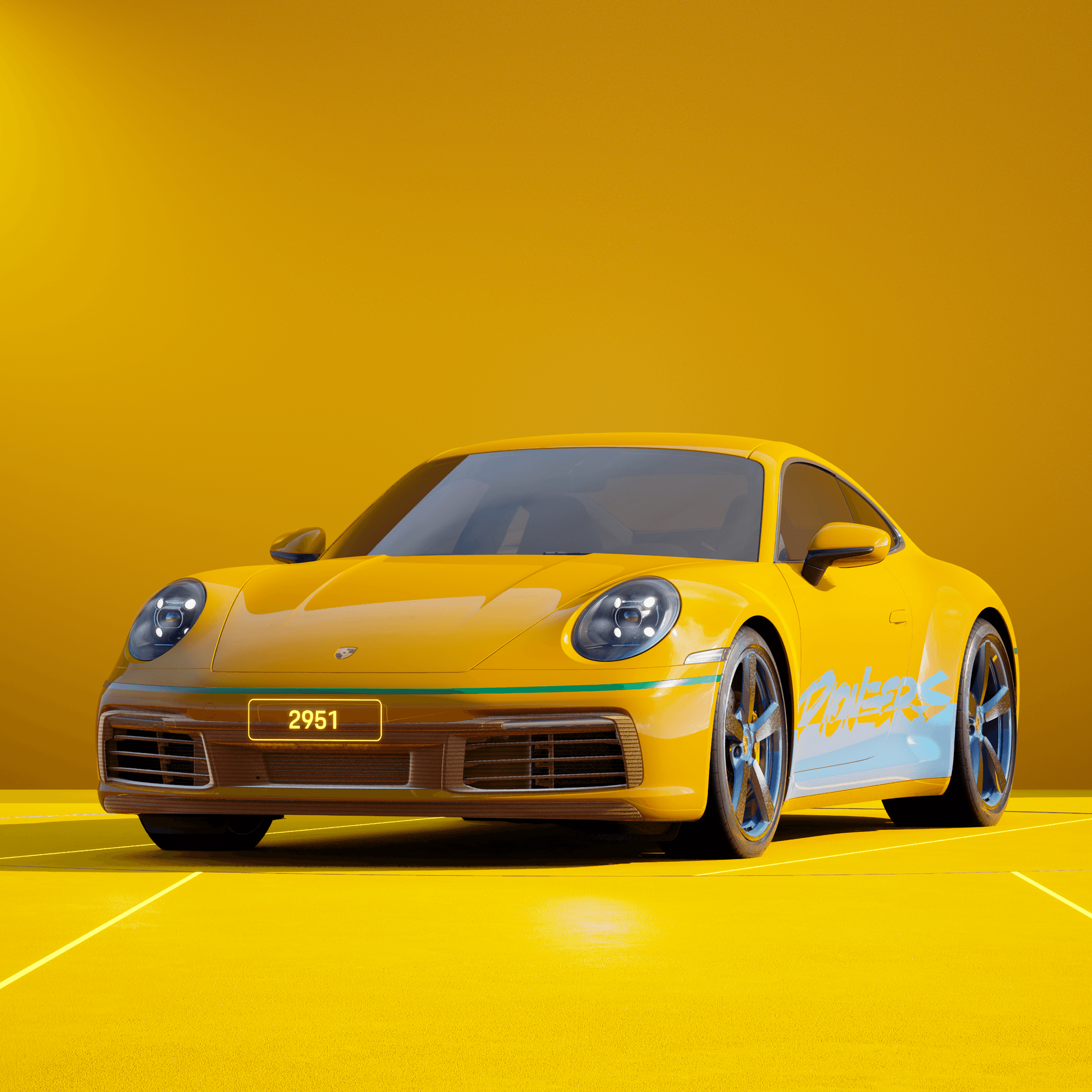 The PORSCHΞ 911 2951 image in phase
