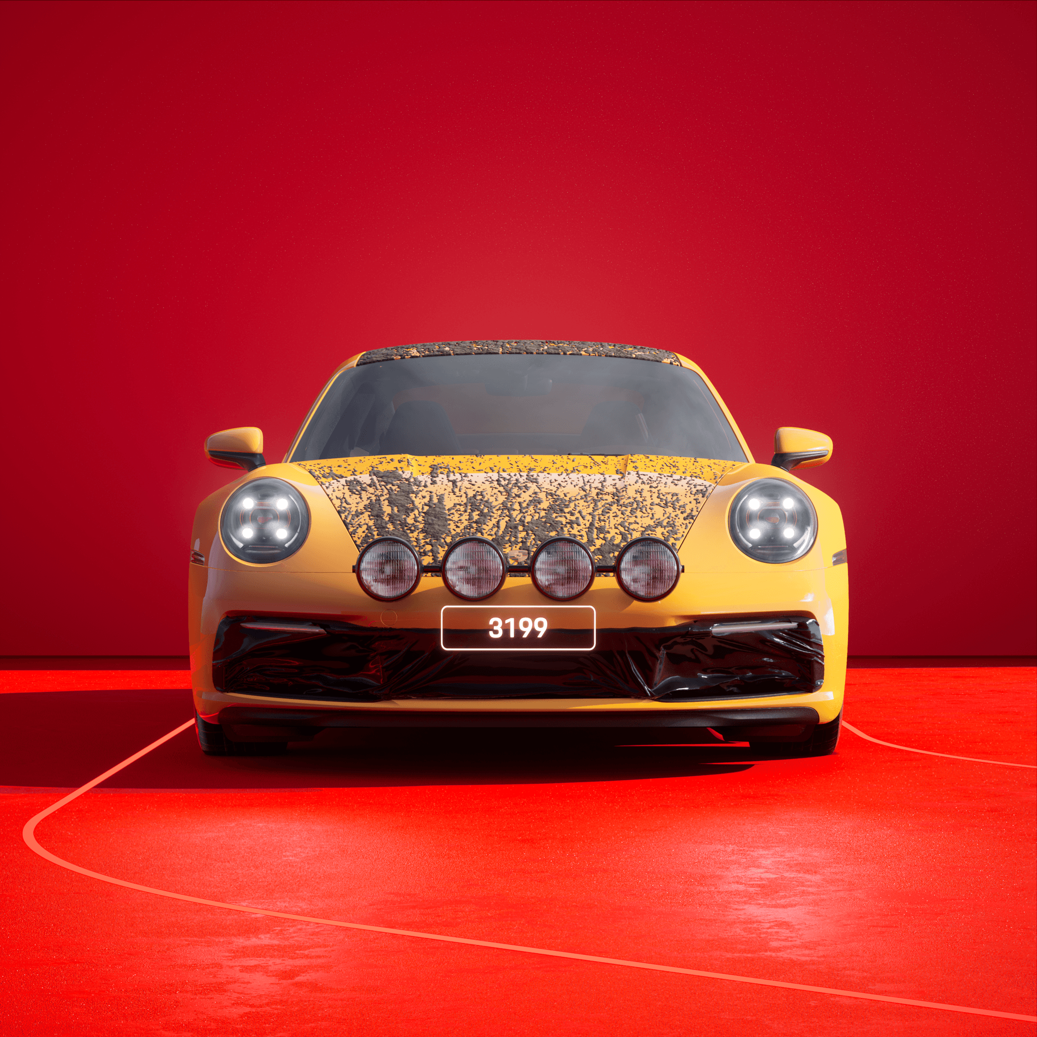 The PORSCHΞ 911 3199 image in phase