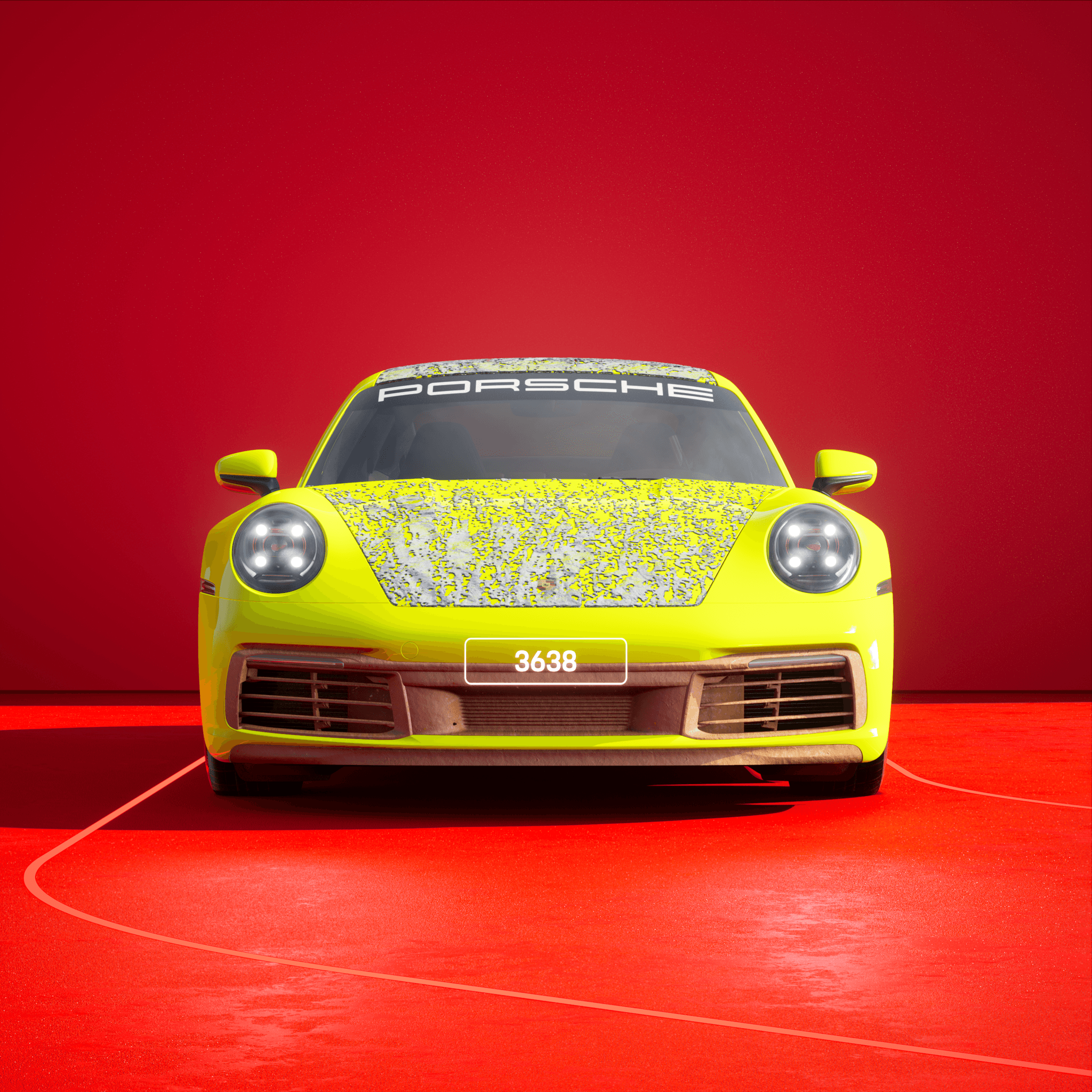 The PORSCHΞ 911 3638 image in phase