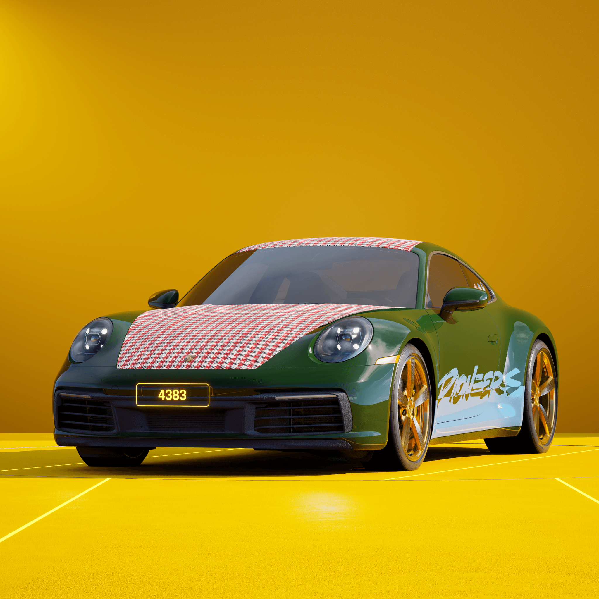 The PORSCHΞ 911 4383 image in phase