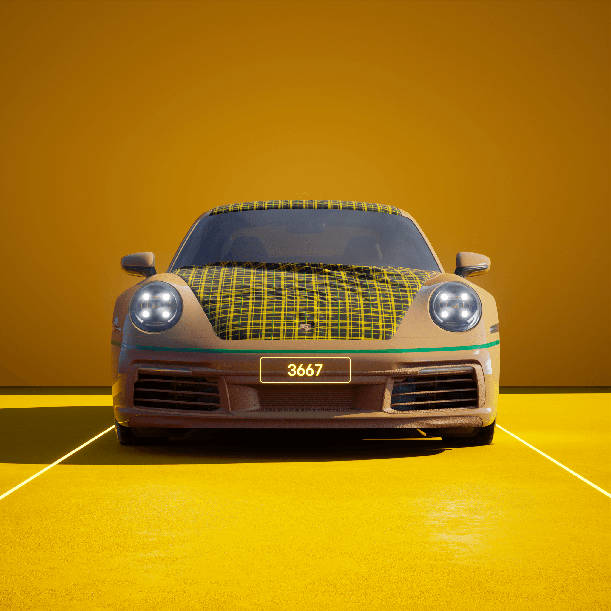 The PORSCHΞ 911 3667 image in phase