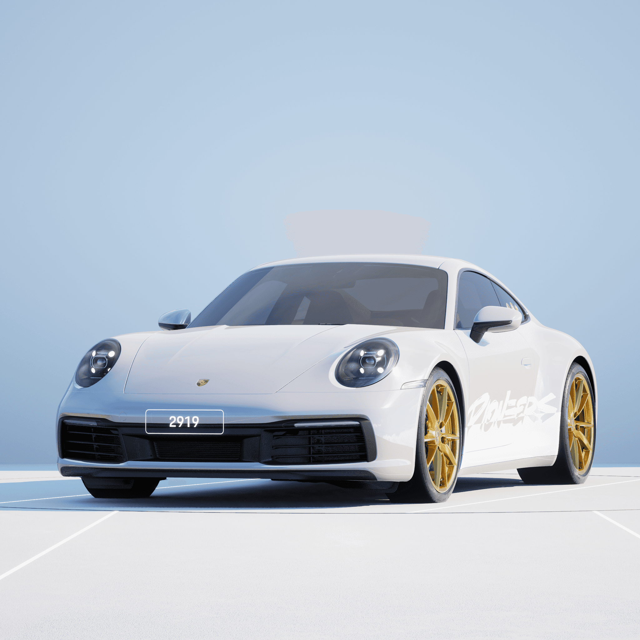 The PORSCHΞ 911 2919 image in phase