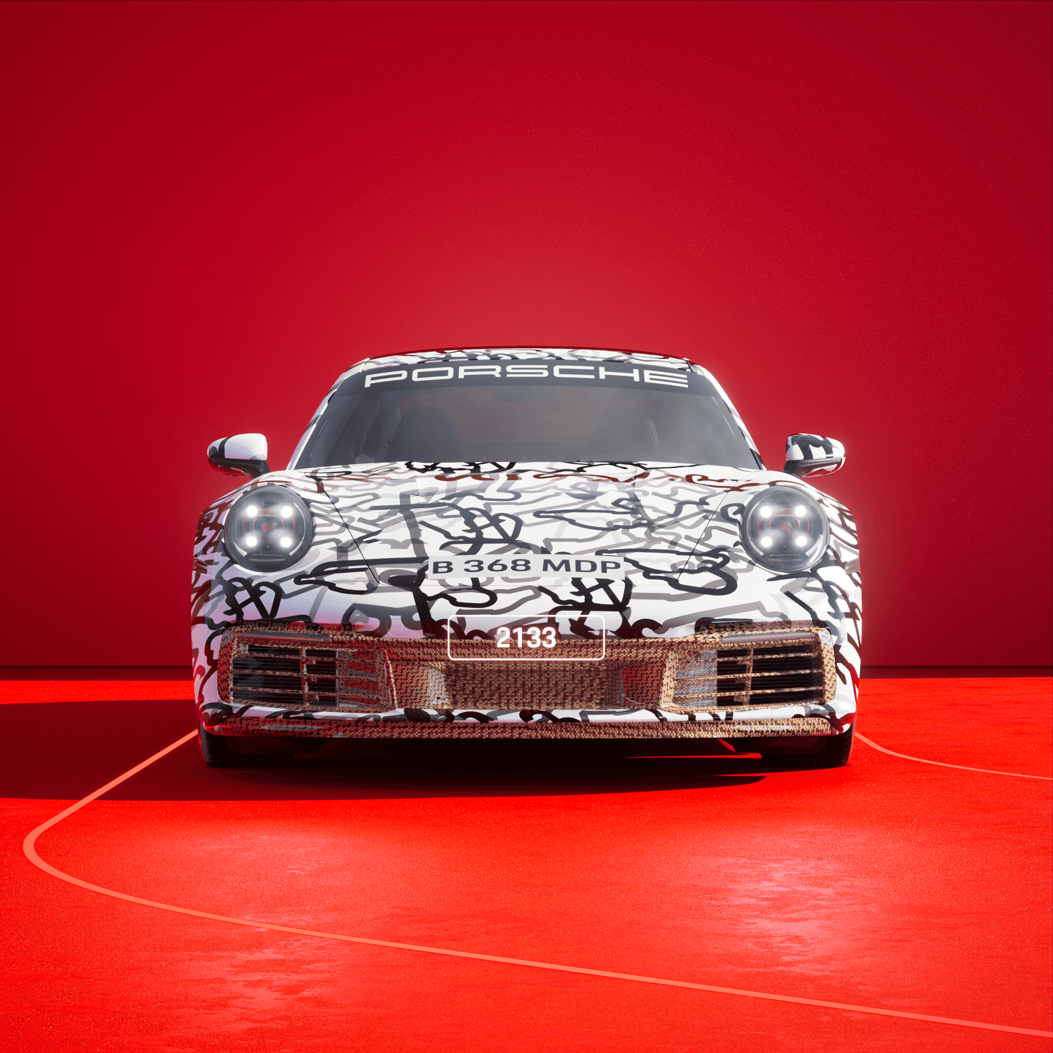The PORSCHΞ 911 2133 image in phase