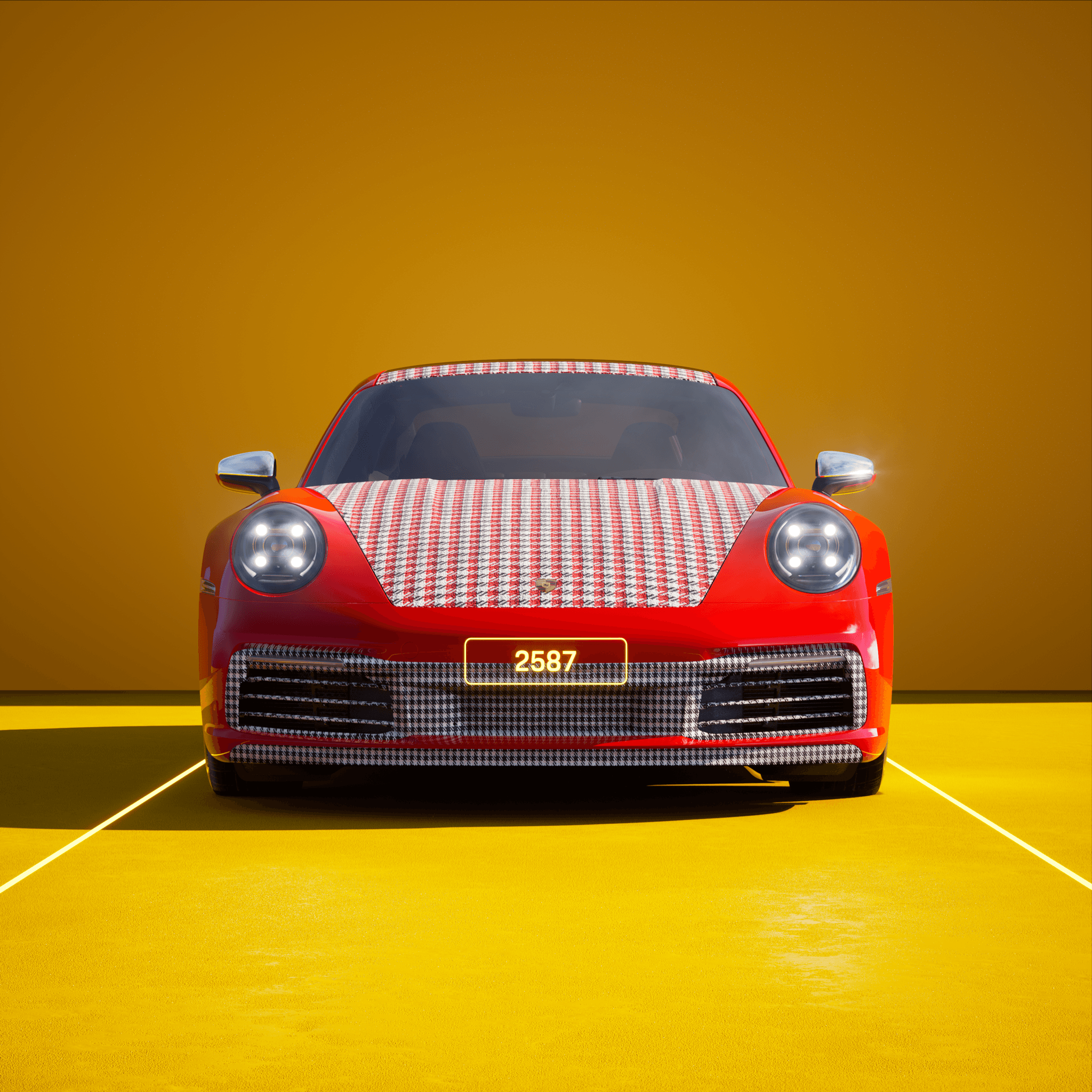The PORSCHΞ 911 2587 image in phase