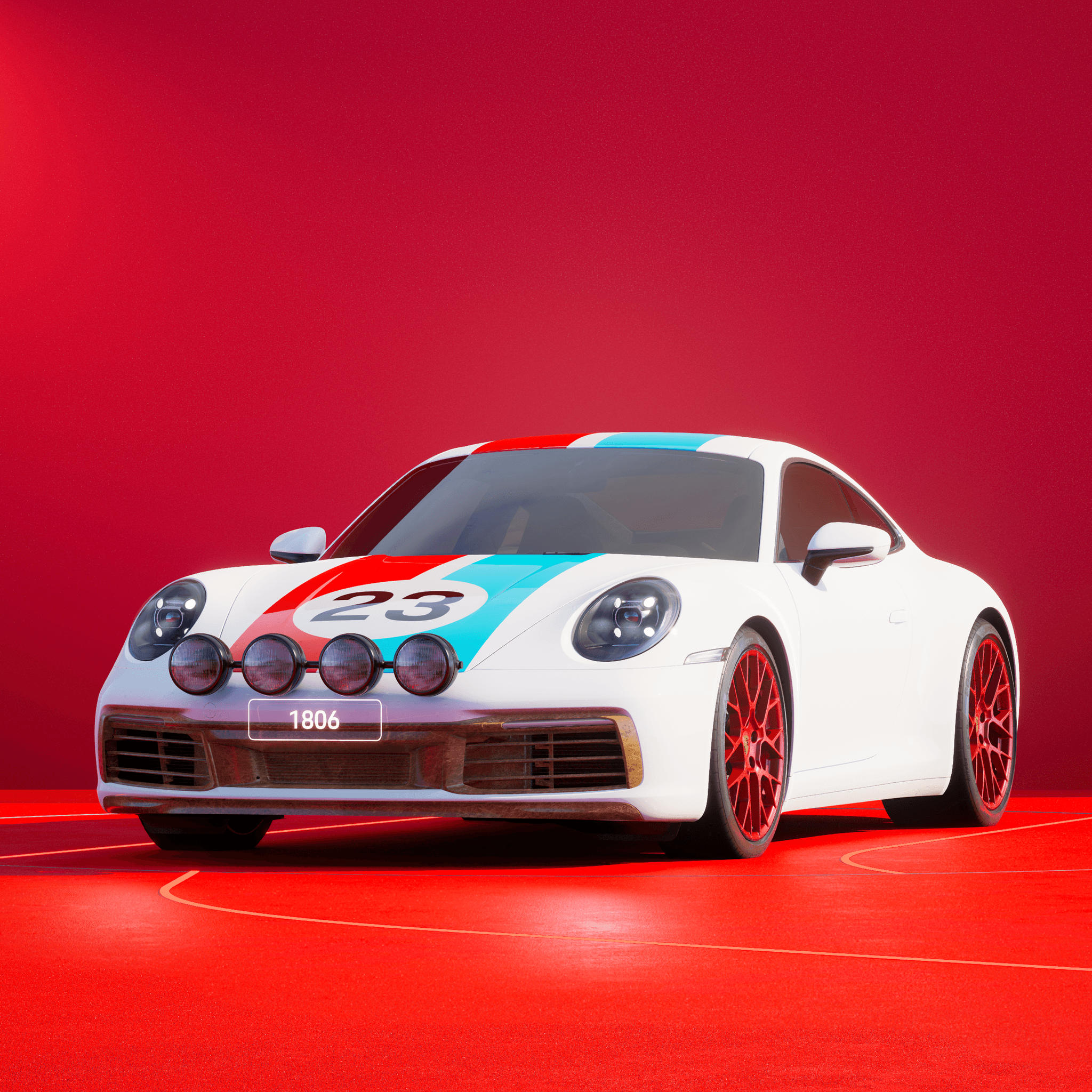 The PORSCHΞ 911 1806 image in phase