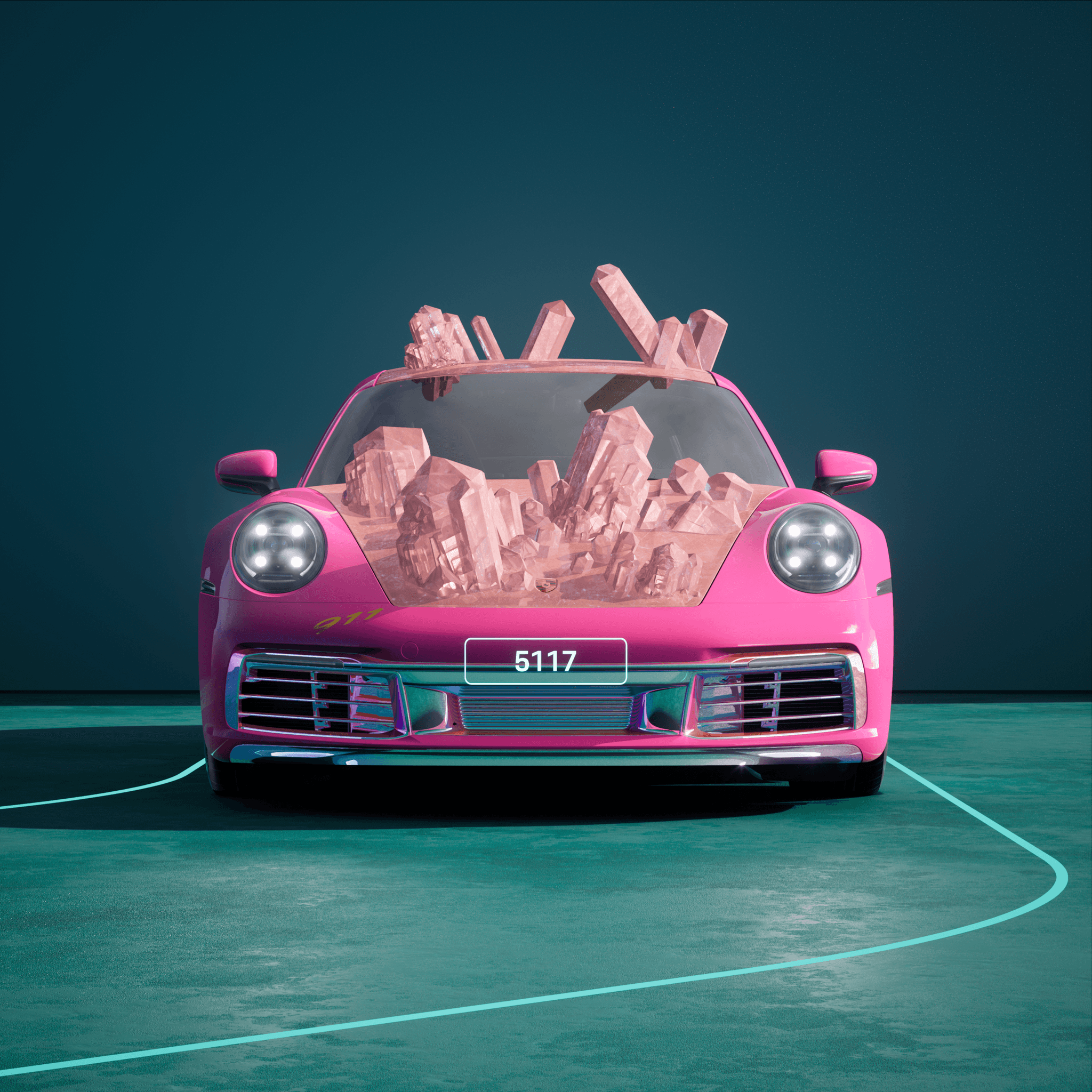 The PORSCHΞ 911 5117 image in phase