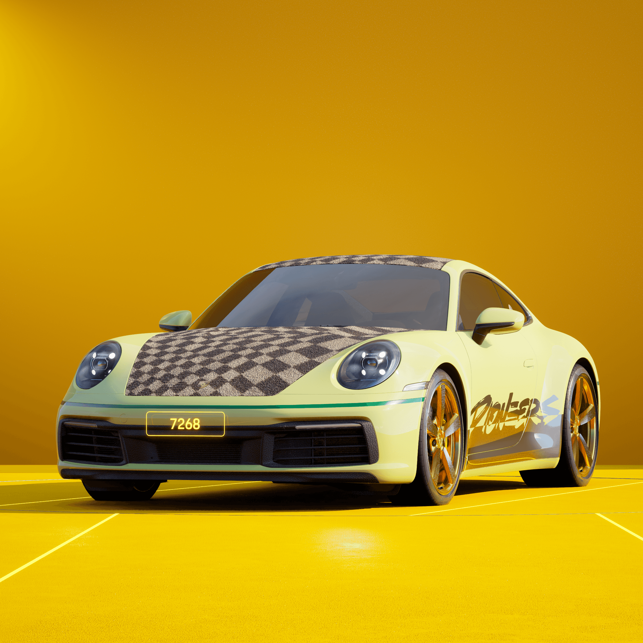 The PORSCHΞ 911 7268 image in phase