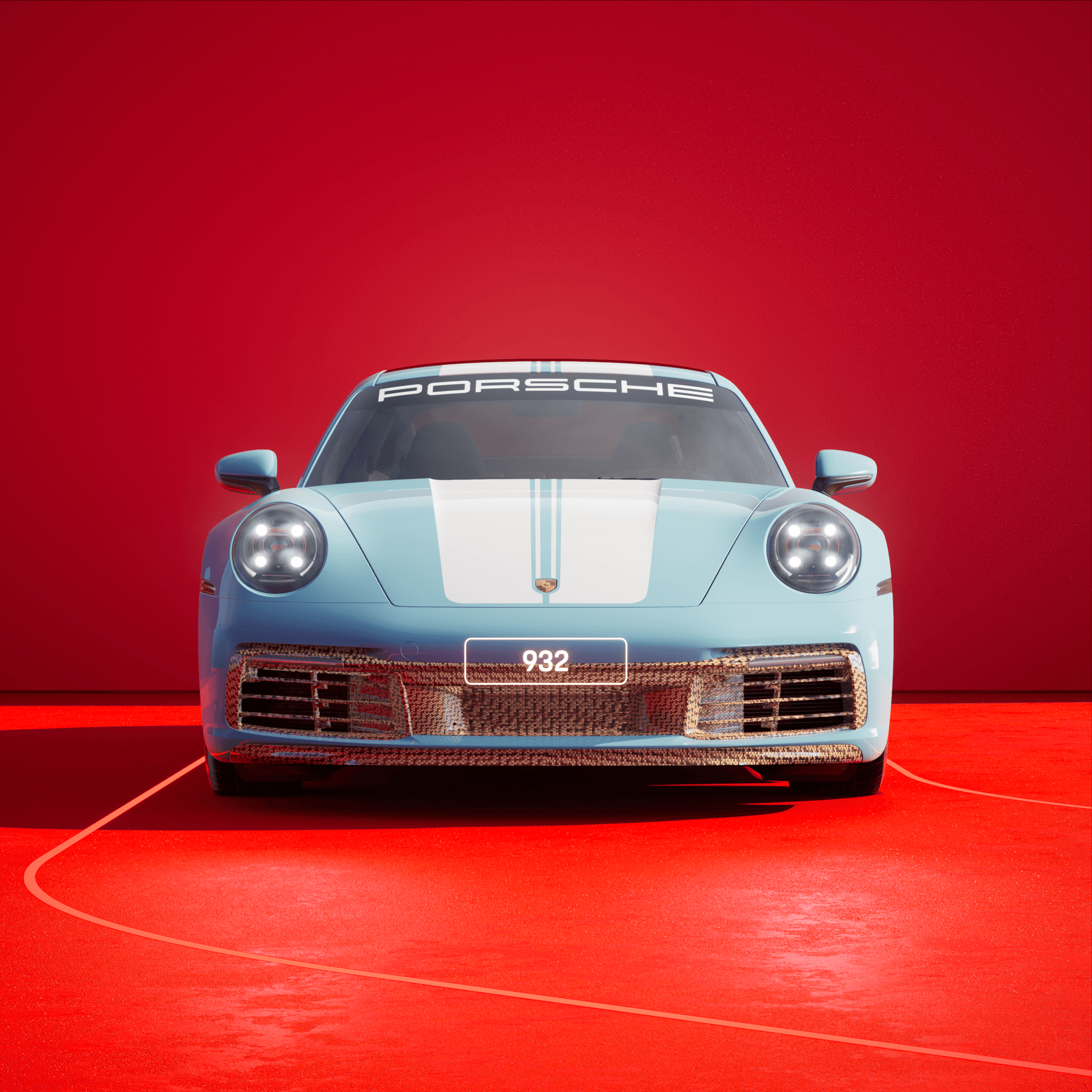 The PORSCHΞ 911 932 image in phase