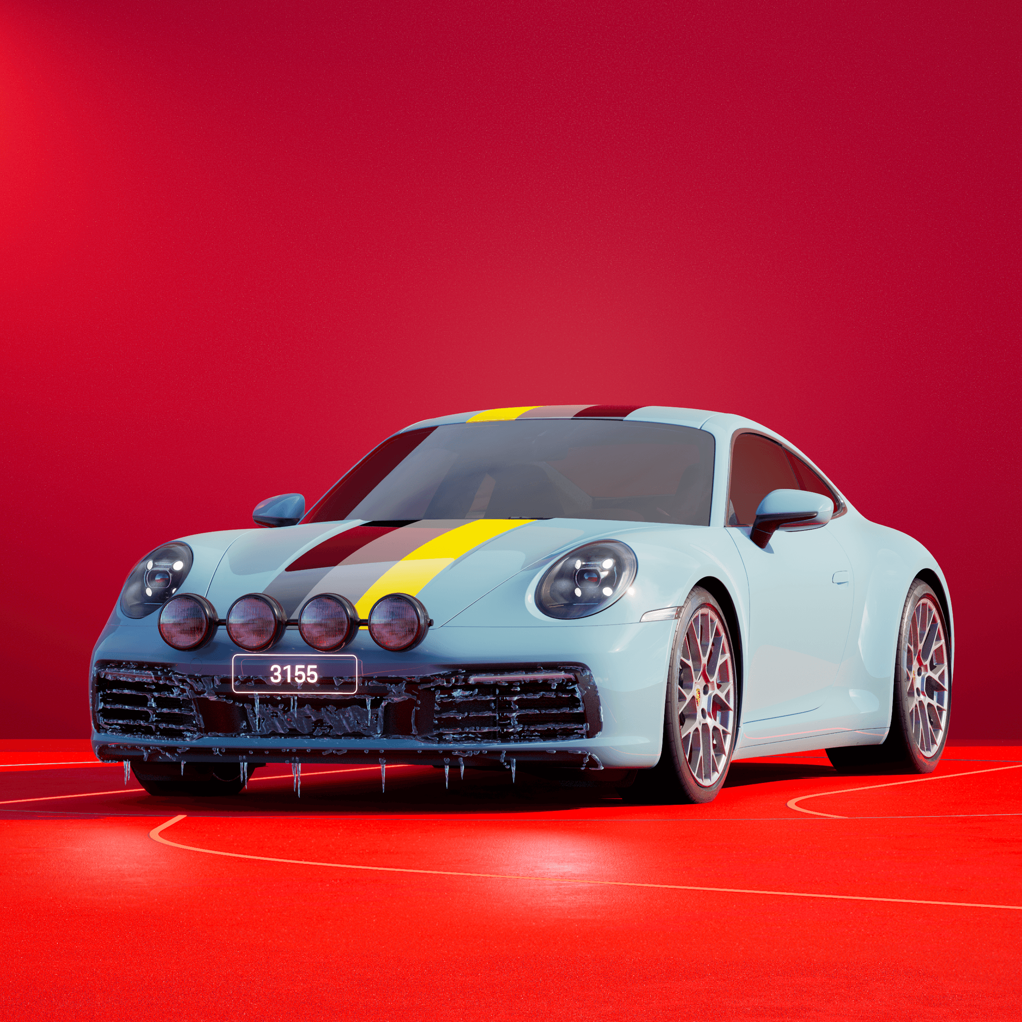 The PORSCHΞ 911 3155 image in phase