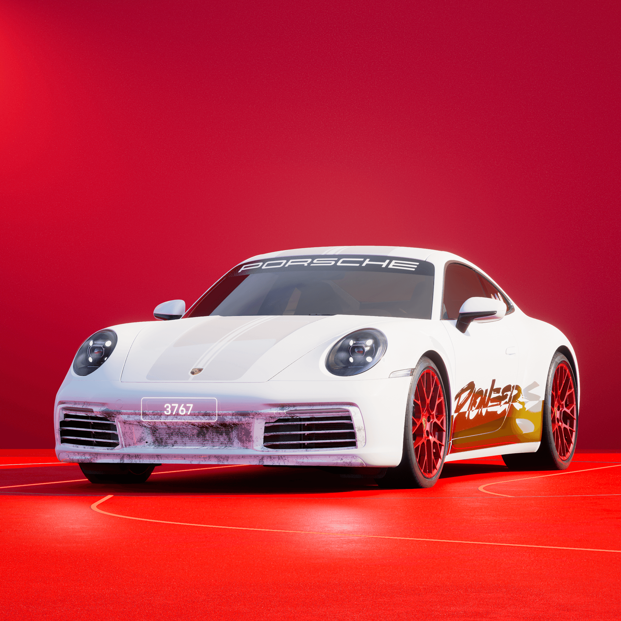The PORSCHΞ 911 3767 image in phase