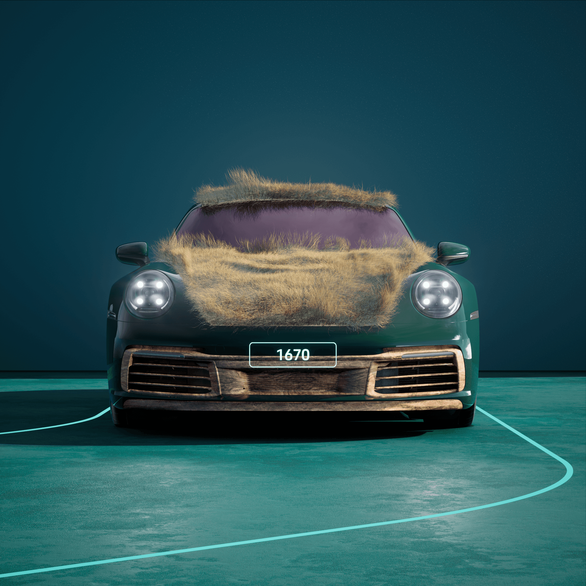 The PORSCHΞ 911 1670 image in phase